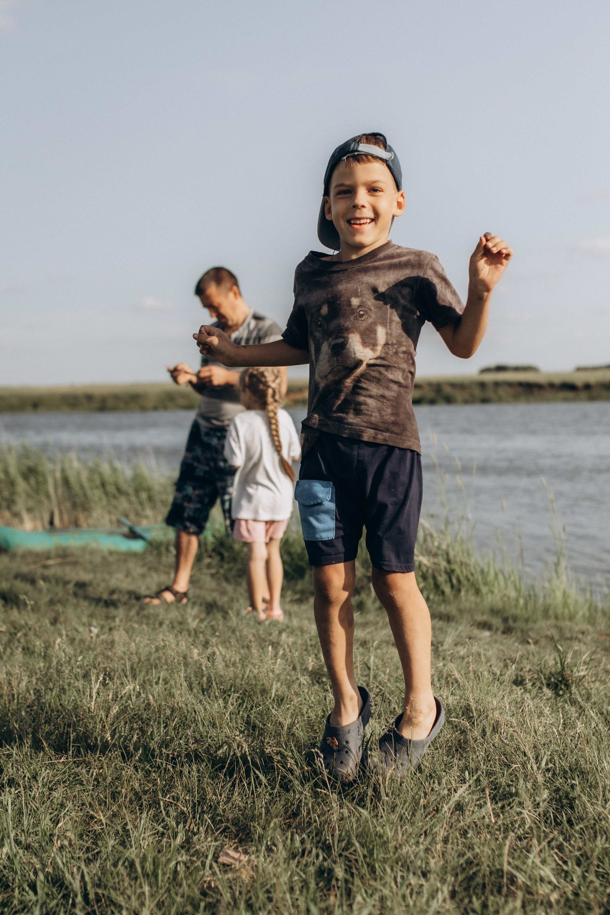 Семейная рыбалка. Семейный фотограф lifestyle в Новосибирске Елена Шпилевая