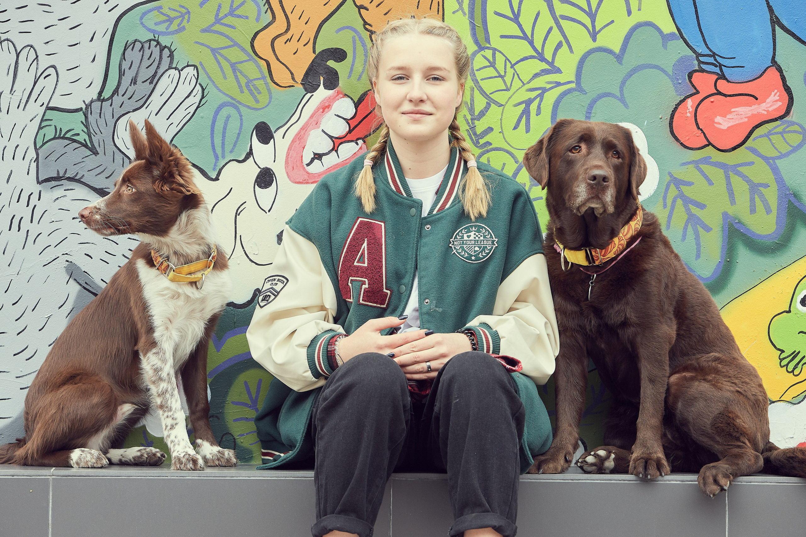 Портретная фотосессия Софы и питомцев. Екатерина Осипова — профессиональный фотограф в Москве