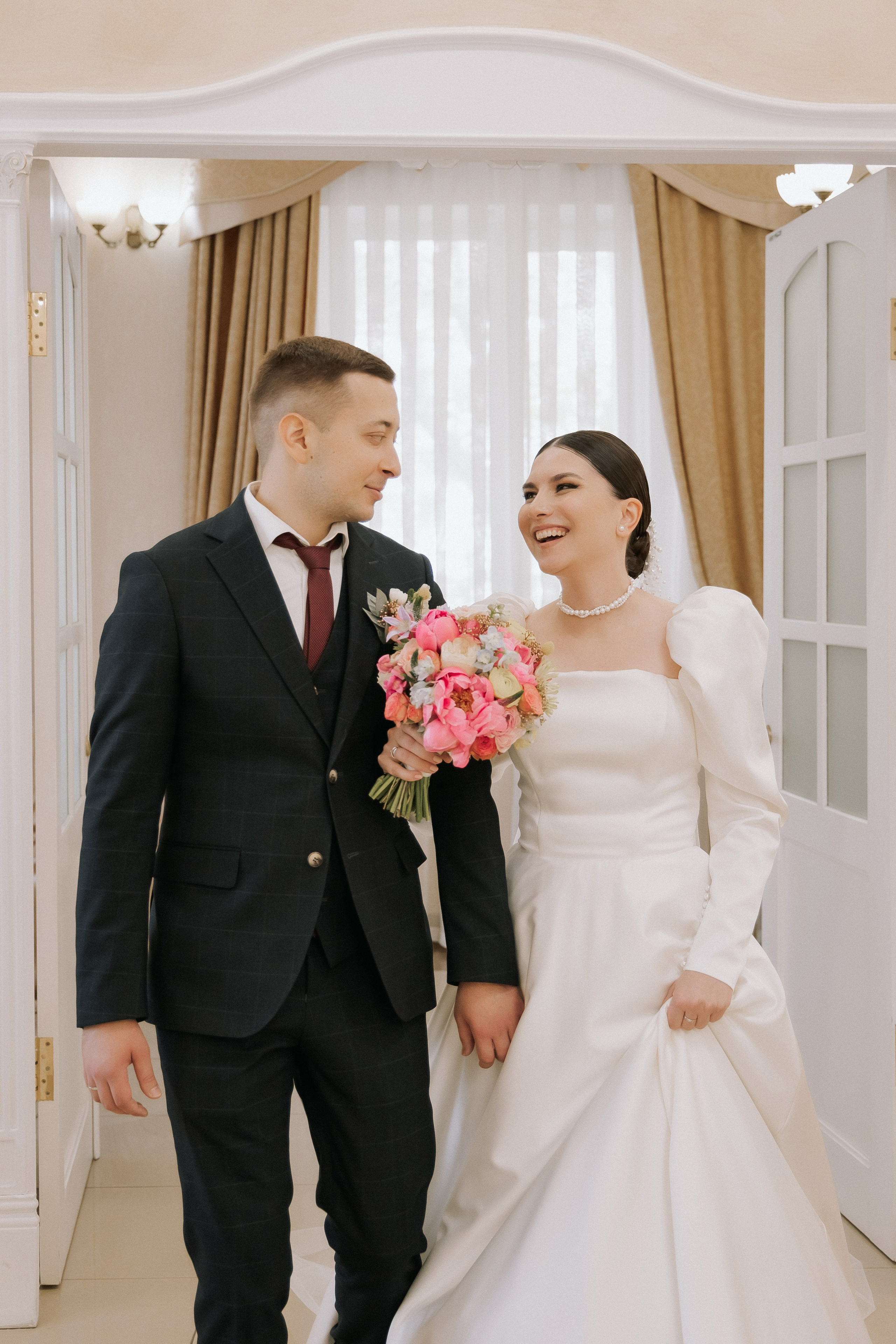 Яна и Святослав. Свадебный день. Свадебная фотография. Арина Рубах