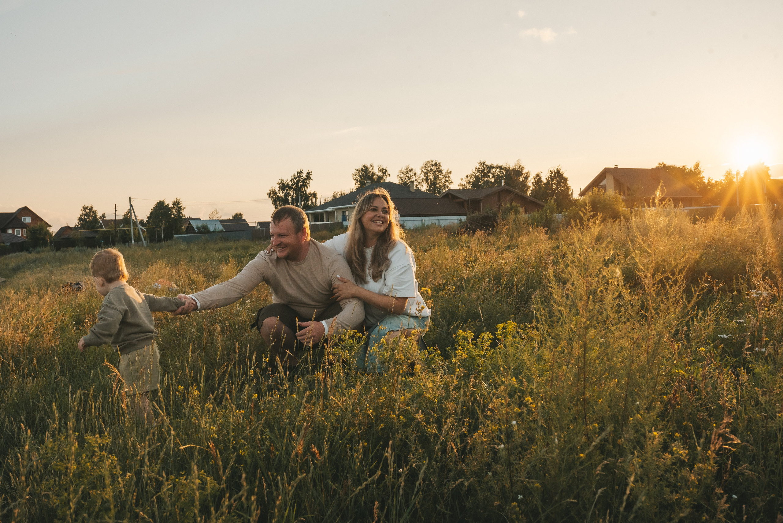 Маша Андрей Женя. Семейная фотосессия в Новосибирске от фотографа Ольги Коваль