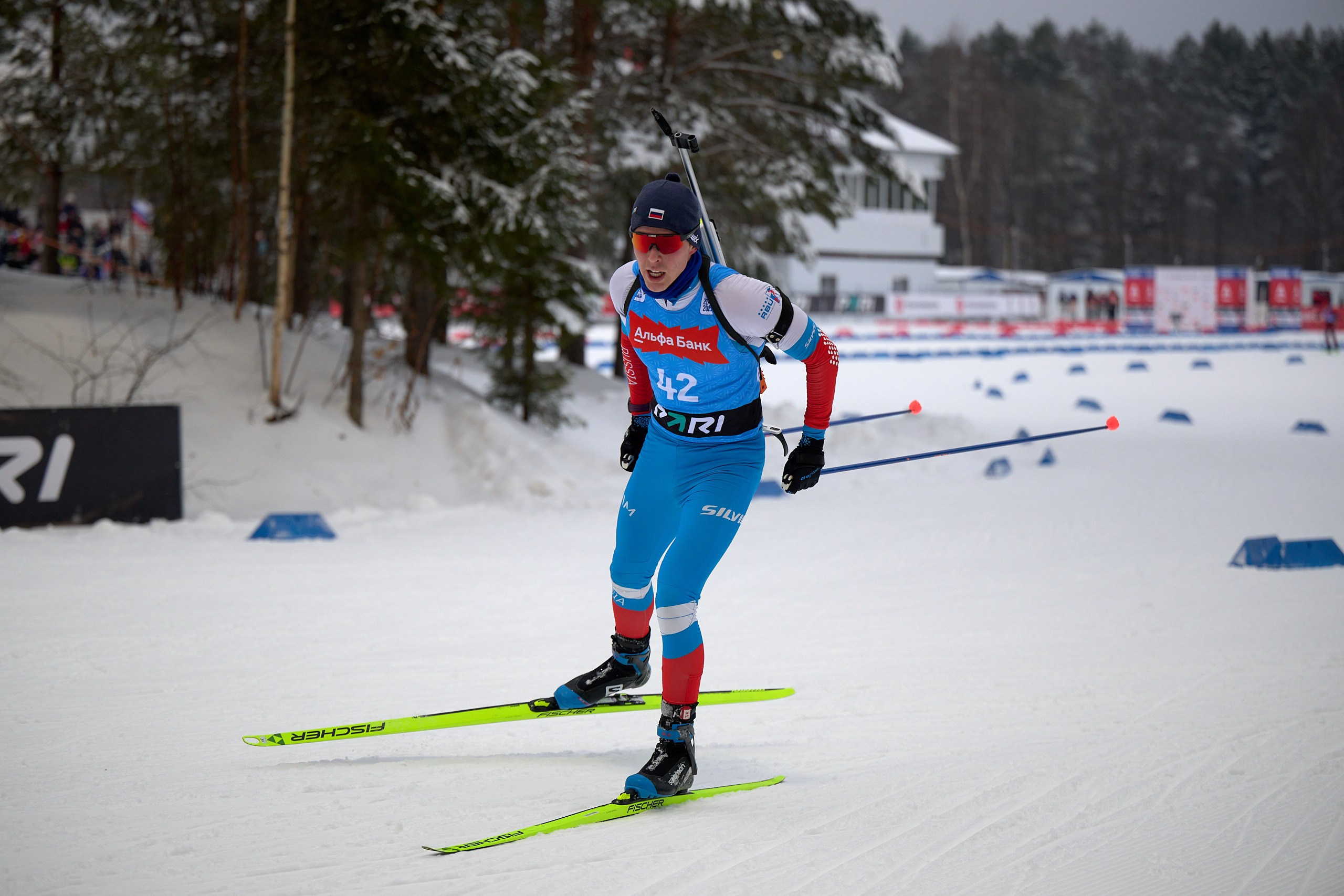 Биатлон. Чемпионат России — 2024/2025, 3-й этап, Ижевск. Ижевская винтовка. Спортивный репортажный фотограф в Ижевске Сергей Мерзляков