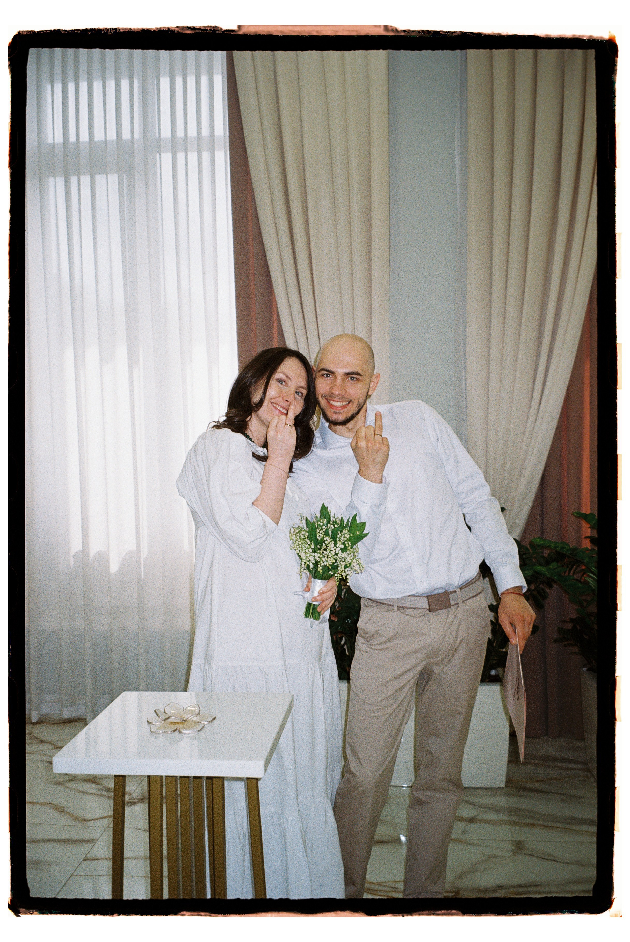 На плёнку (Максим и Алина). Фотограф в Москве — Евгения Прокопенко