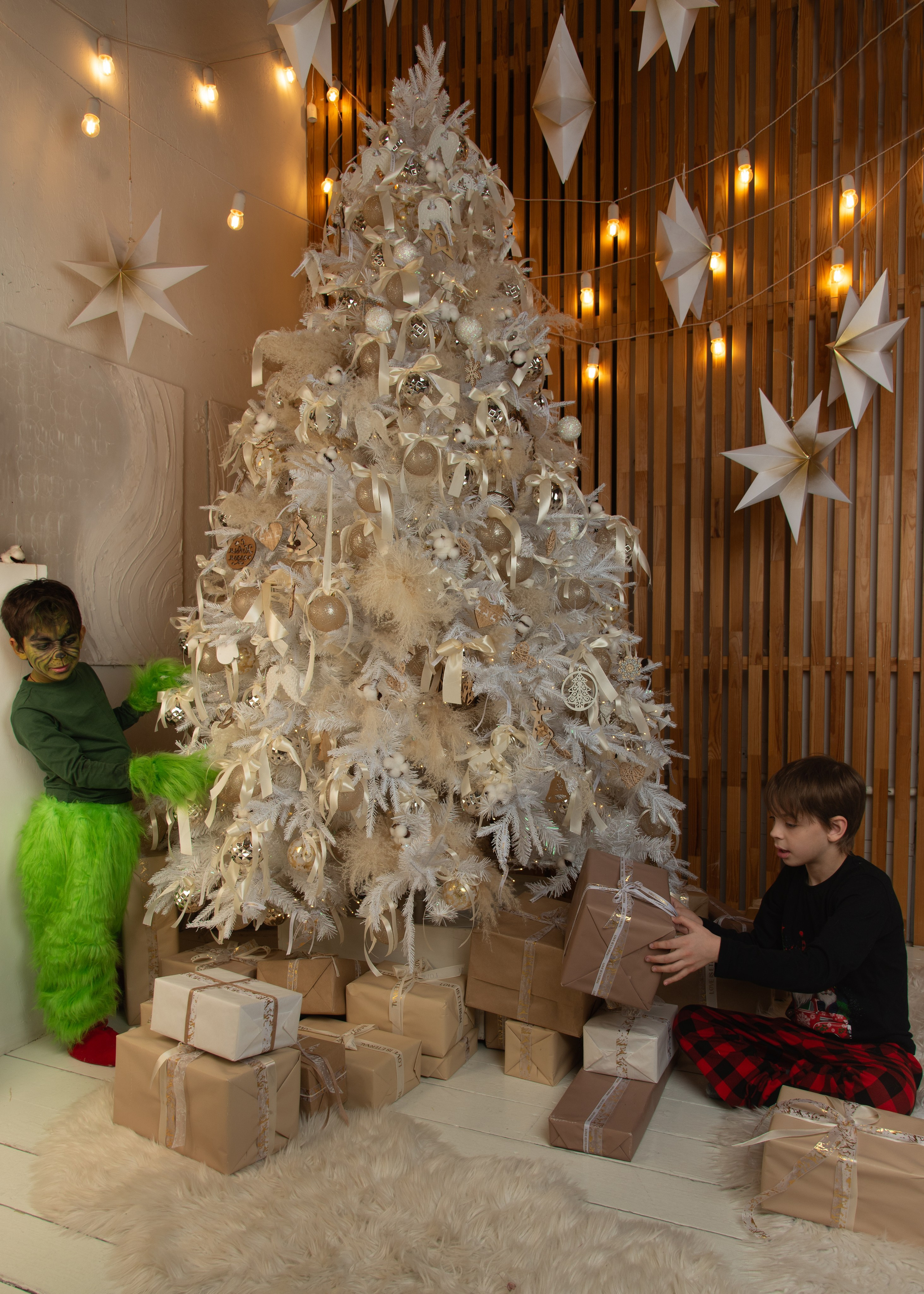 Новый Год. Гринч. Портретный Семейный Fine-Art фотограф в Санкт-Петербурге Криулина