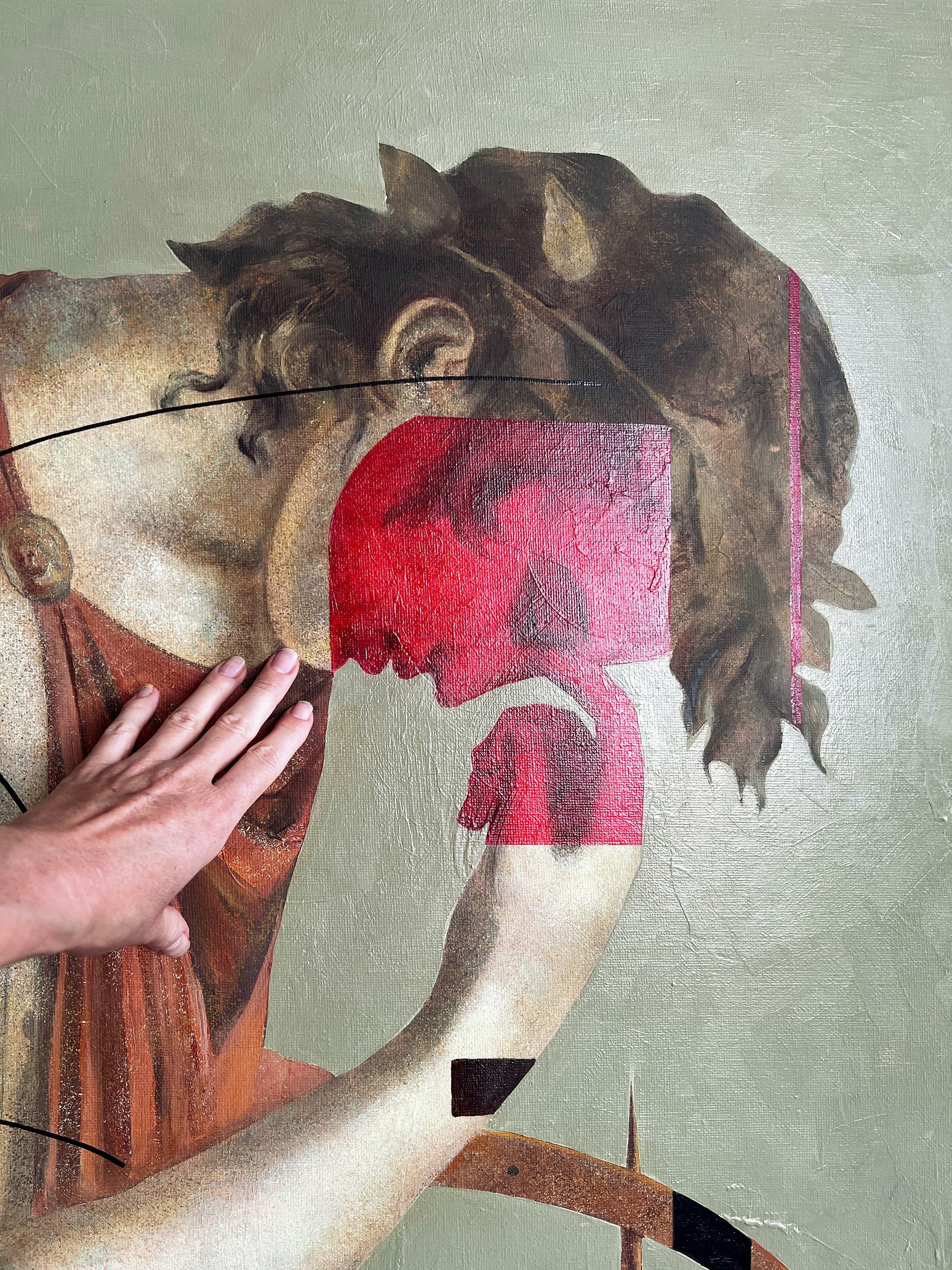 Орфей. Художник-абстракционист Ольга Рикун. Москва