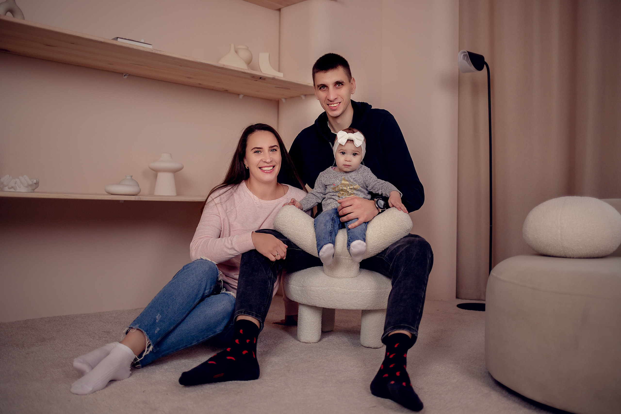 Фотосессия в студии. Семейный фотограф в Минске Елена Филич