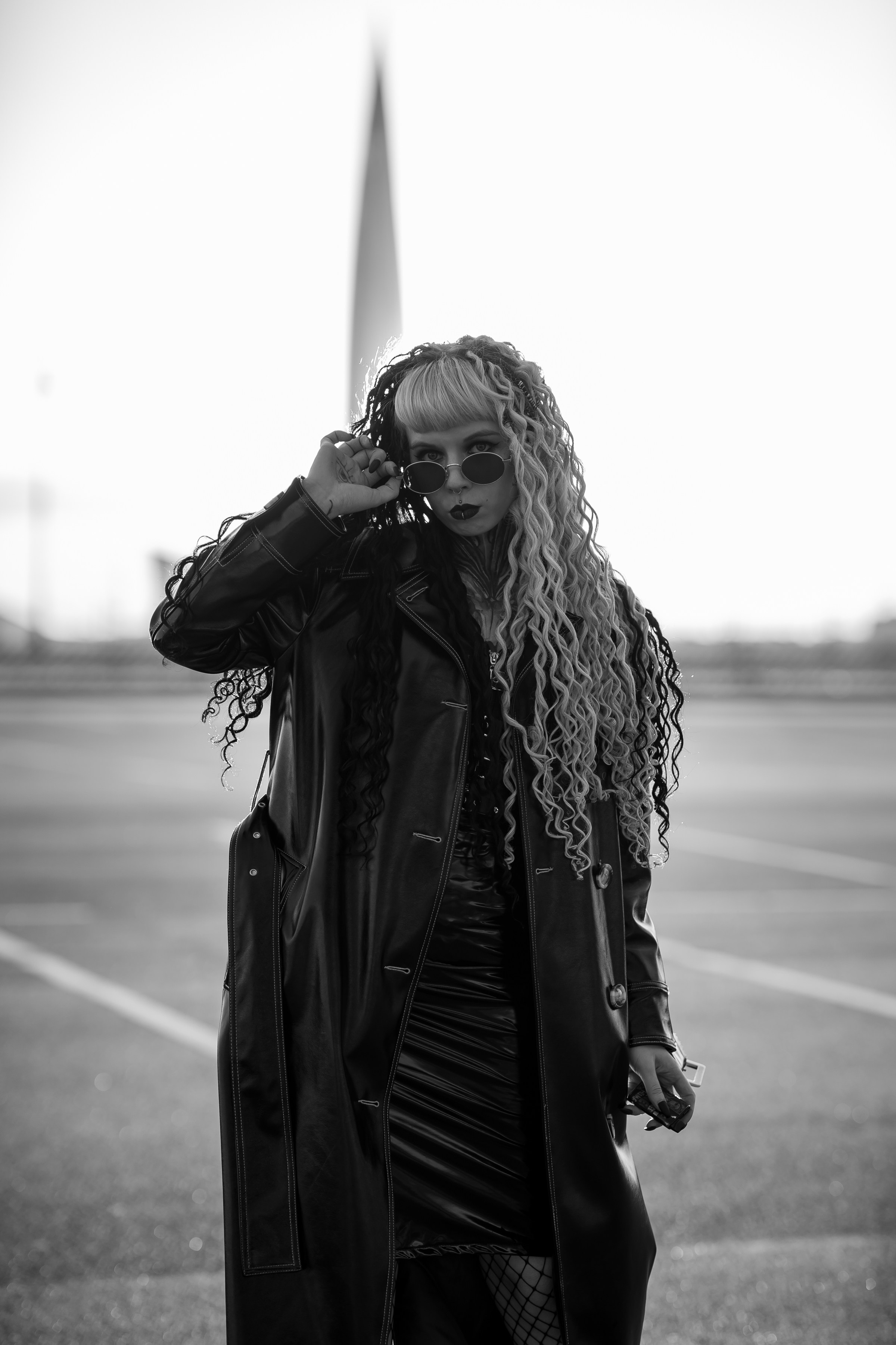 Оля. Паркинг. Портретный фотограф в Санкт-Петербурге Александр Быстрицкий