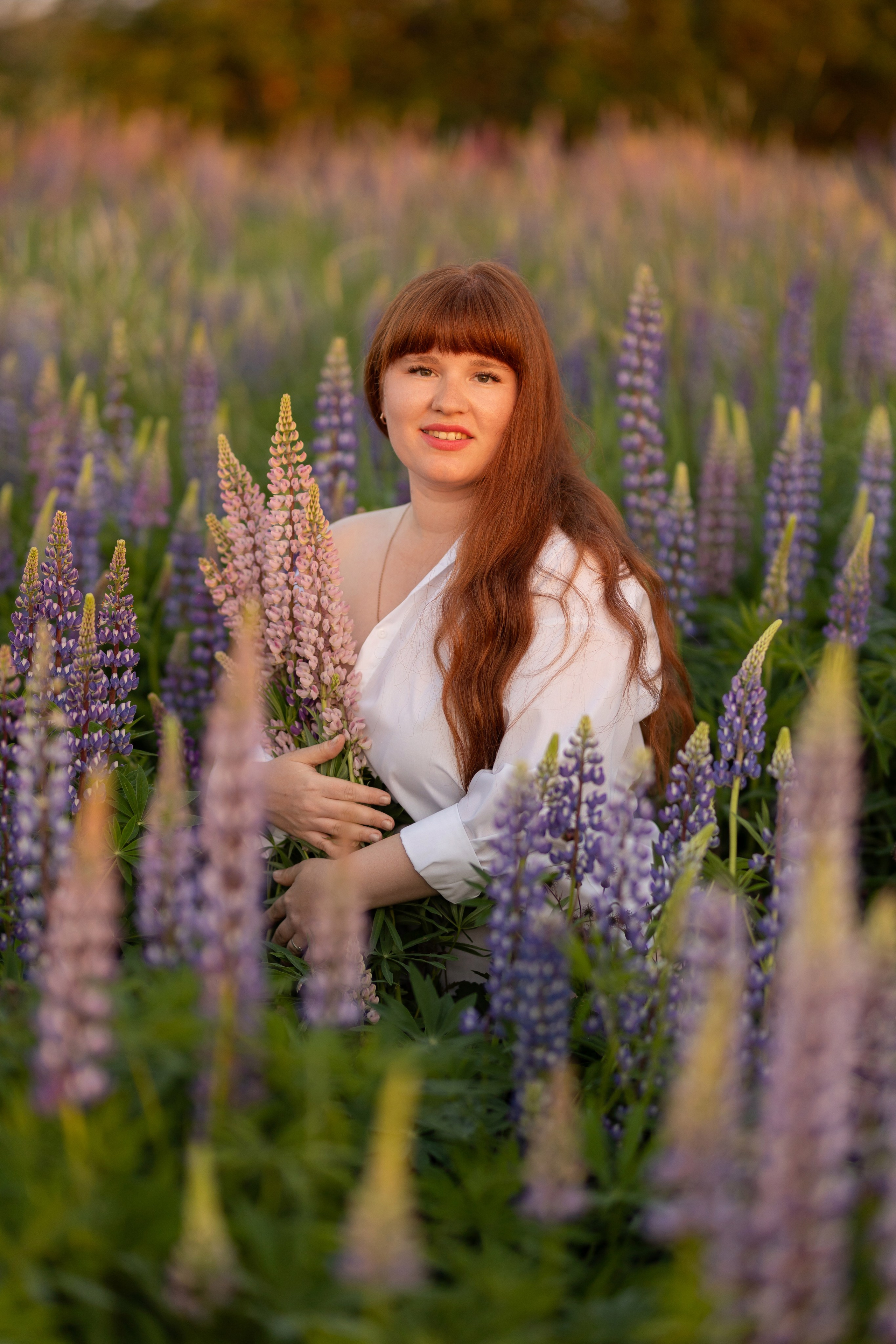 Фотосессия с люпинами. Семейный и свадебный фотограф в Санкт-Петербурге Татьяна Швыкова