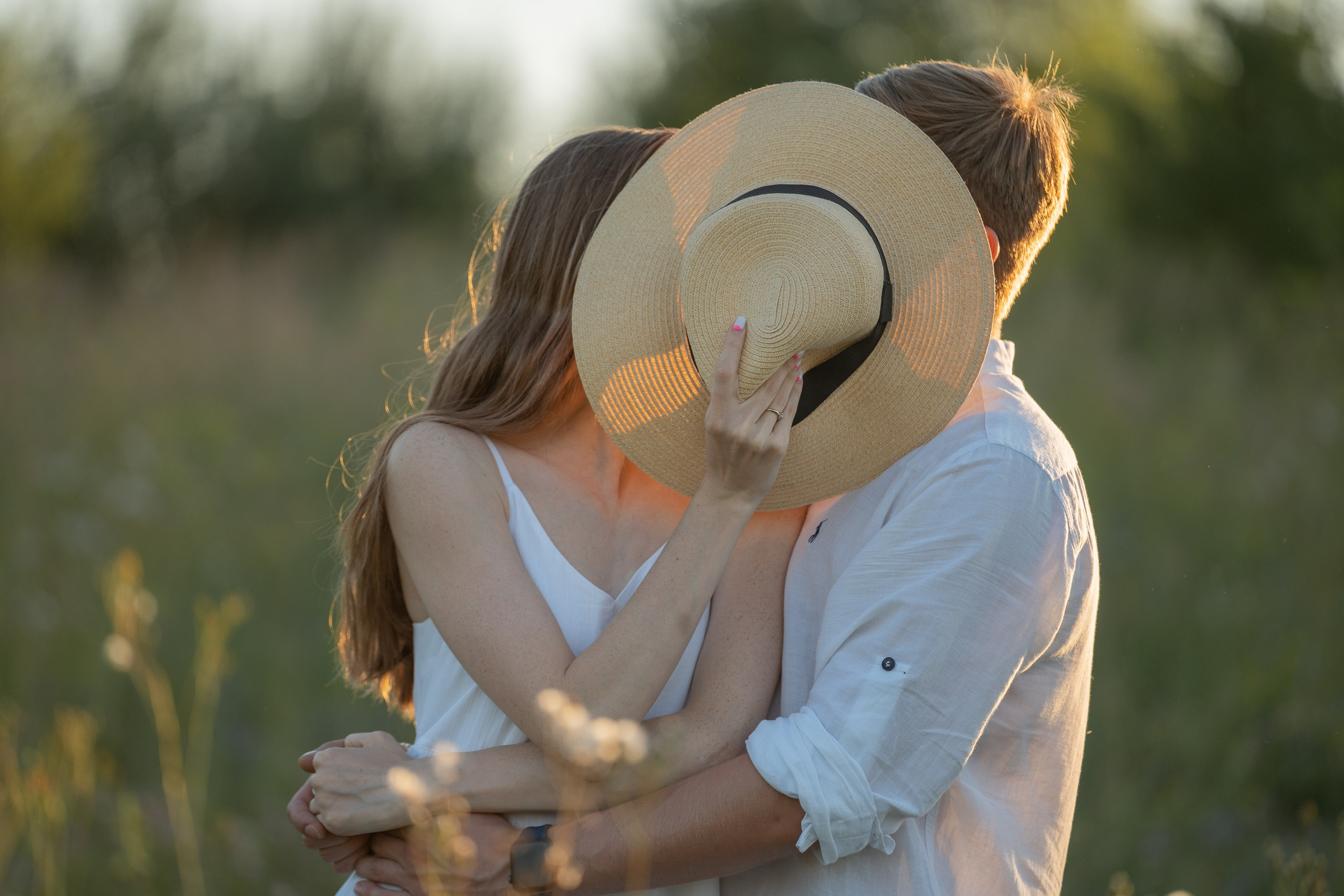 Фотосессия на природе для двоих. Портретный фотограф Олеся Владимирова в Москве
