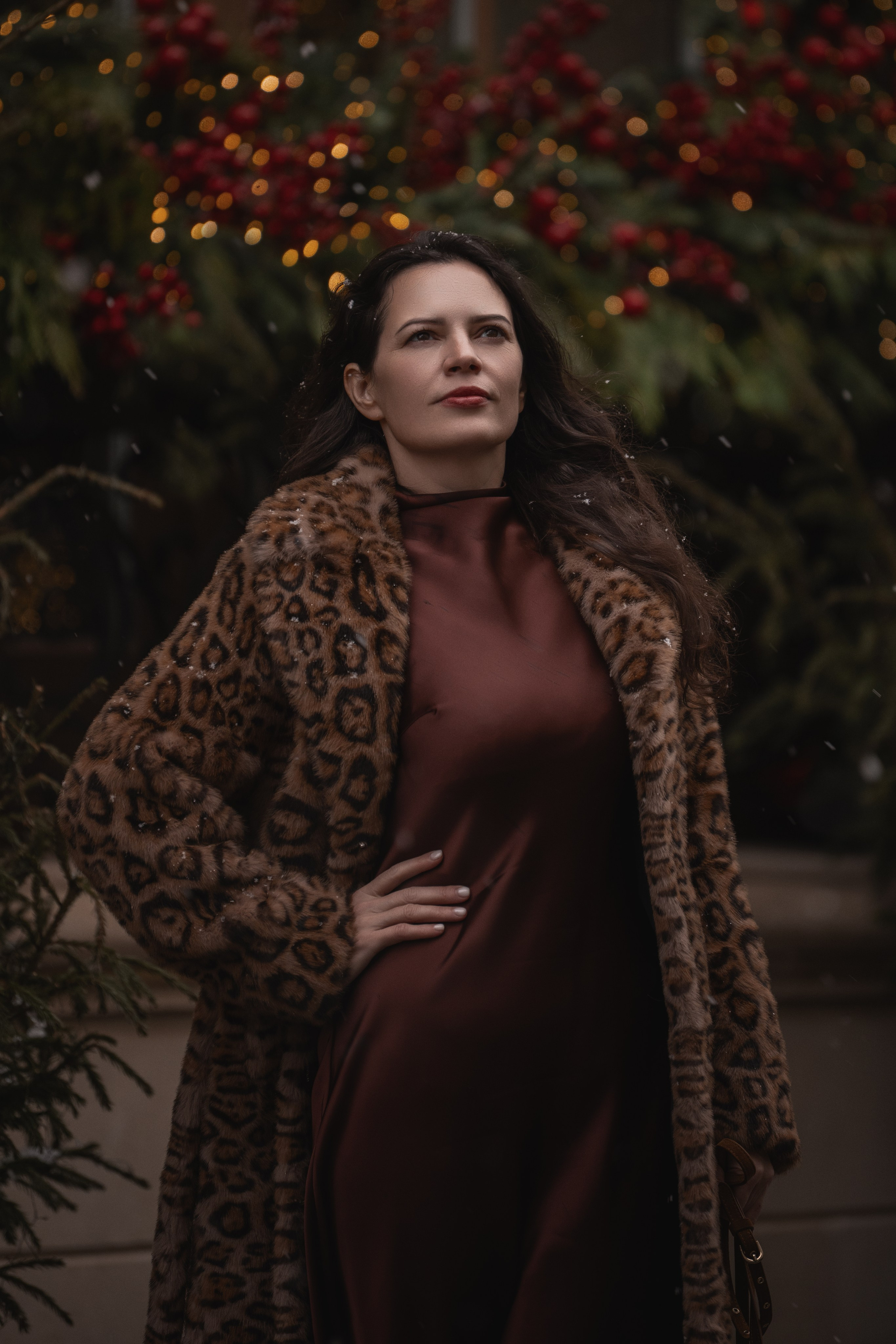 Фотосессия на улице зимой. Женский фотограф в Москве Богдашкина Динара