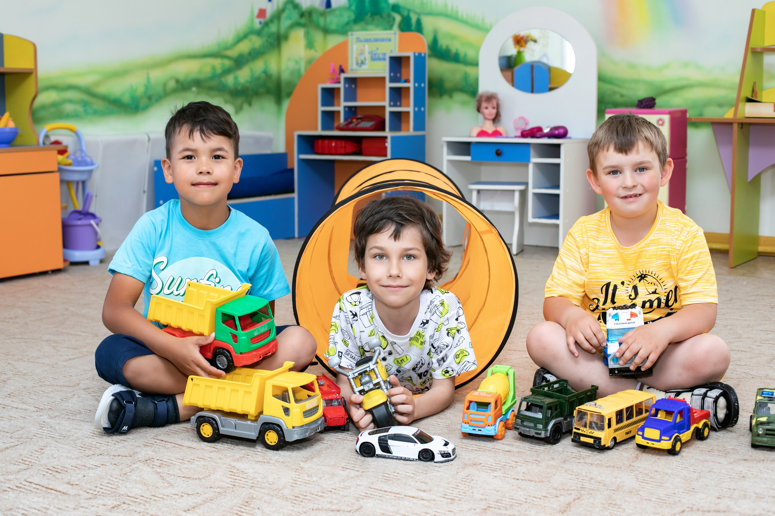 Съемка в детском саду. Выпускные фотокниги