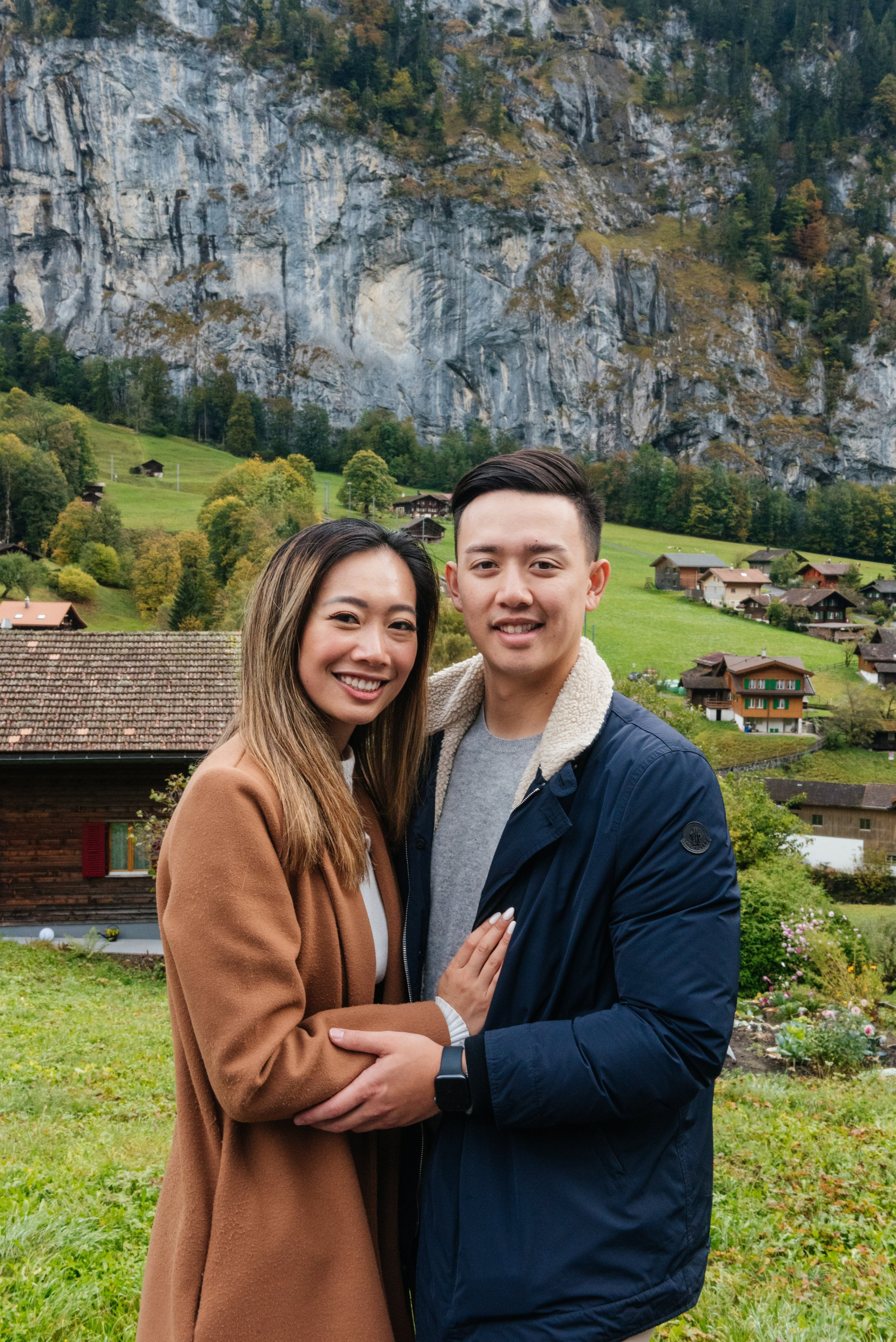 Tina & Wesley (Wengen, Lauterbrunnen). Photographer in Interlaken area