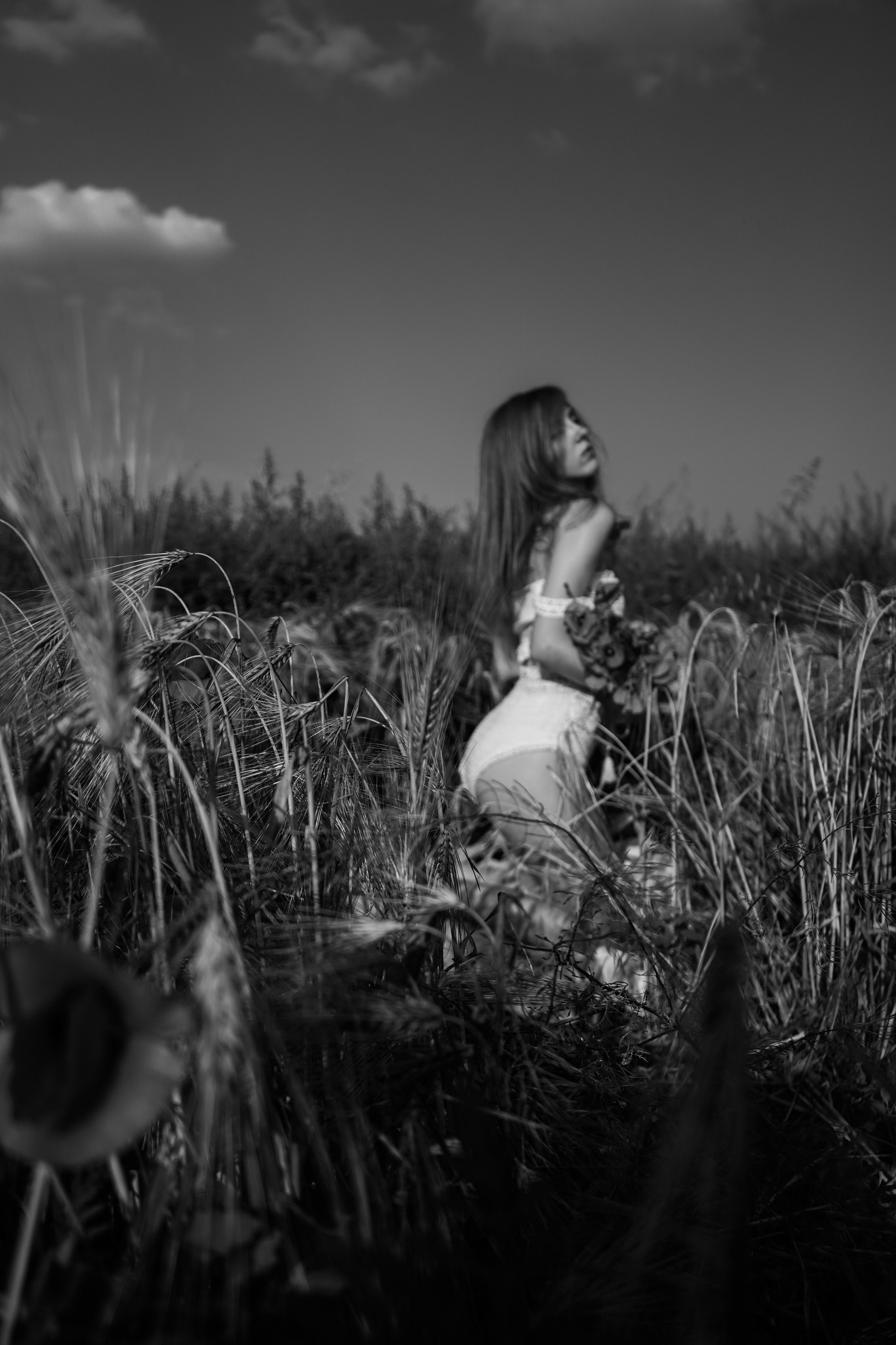 Женский портрет ЧБ. Фотограф в Сочи Марина Барс