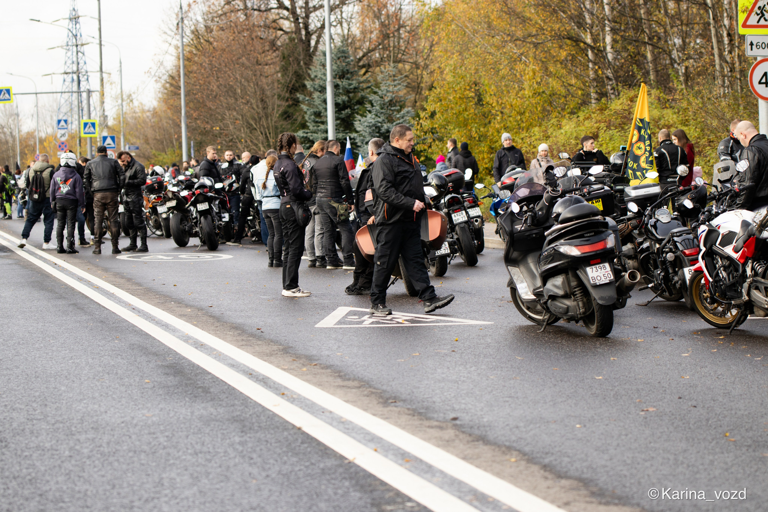 Закрытие мотосезона 2025 в Зеленограде. Репортажный фотограф в Москве и Зеленограде Karina-vozd