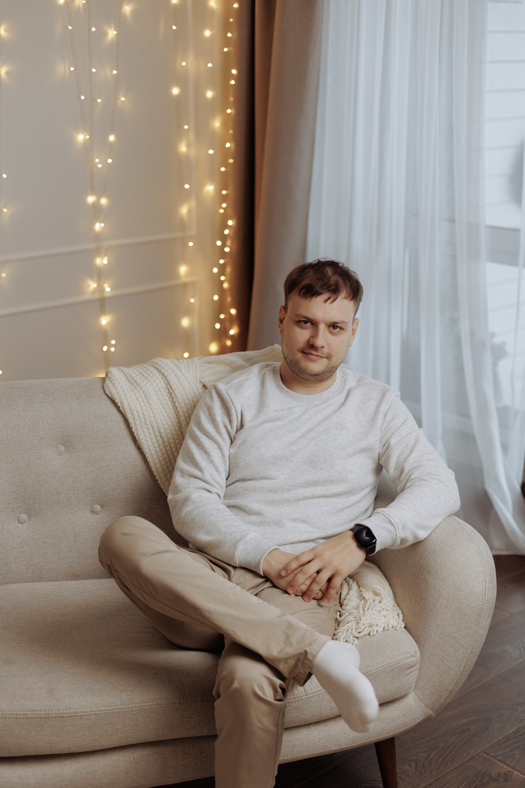 Семейная фотосессия «студия». Свадебный фотограф