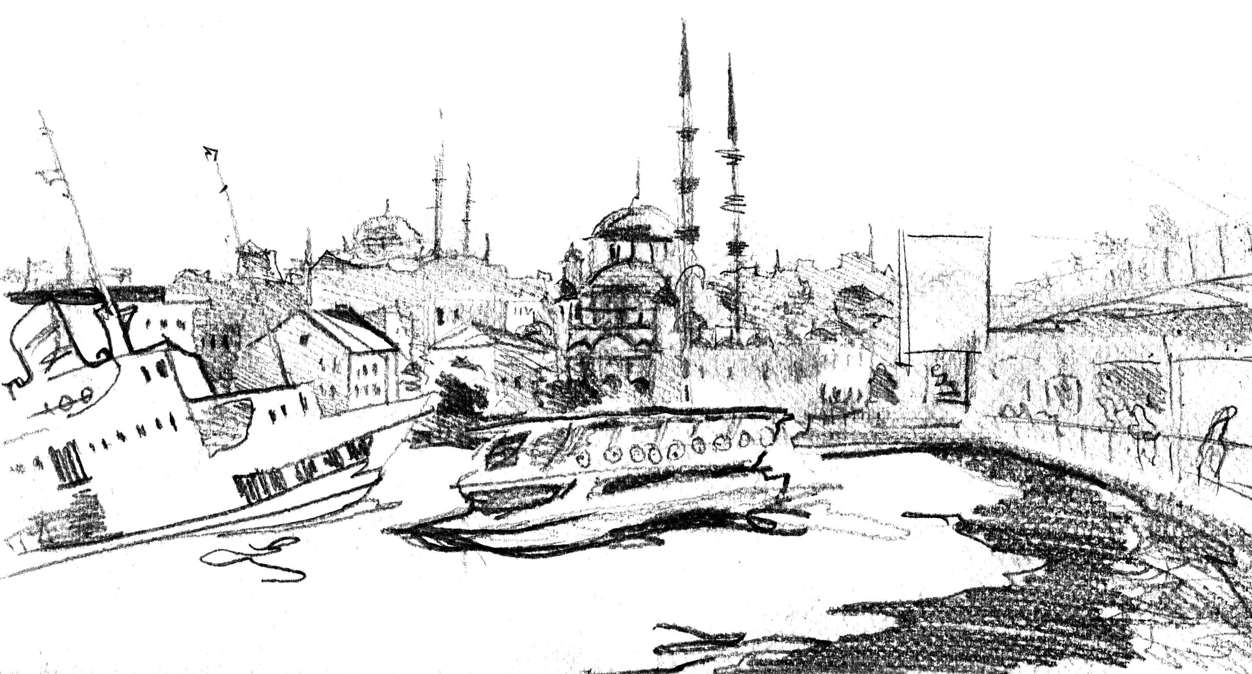 Путевые зарисовки. Художник Перепеченова-Феофанова Анна