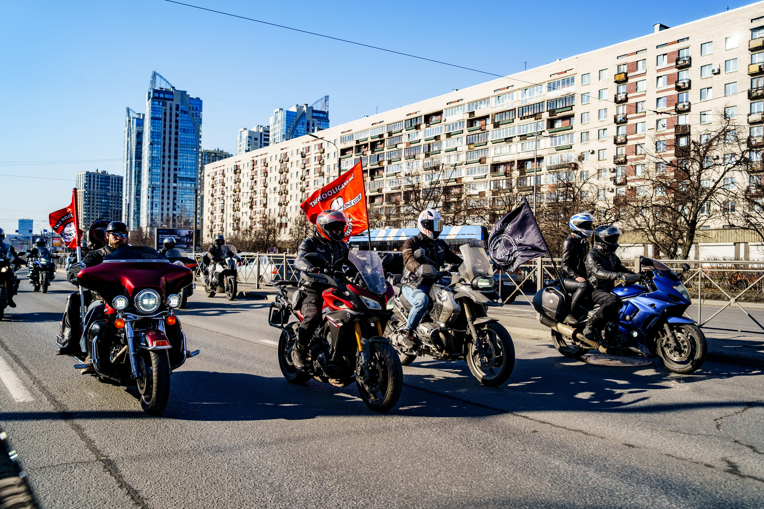 Прохват мотоклуба Norman Riders ч.1. Концертный и репортажный фотограф в Санкт-Петербурге Слава Пахомов