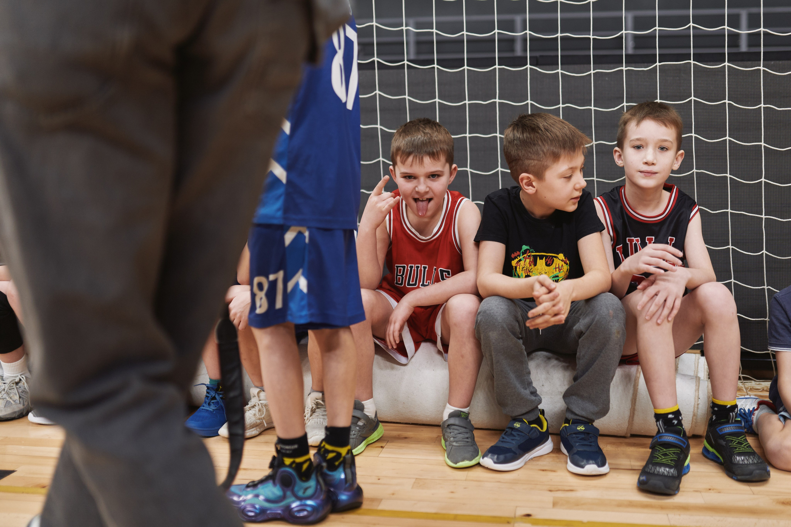 Новогодний баскетбол 2025. Детская лига. Евгений Бреча. Коммерческий и бэкстейдж фотограф в Москве