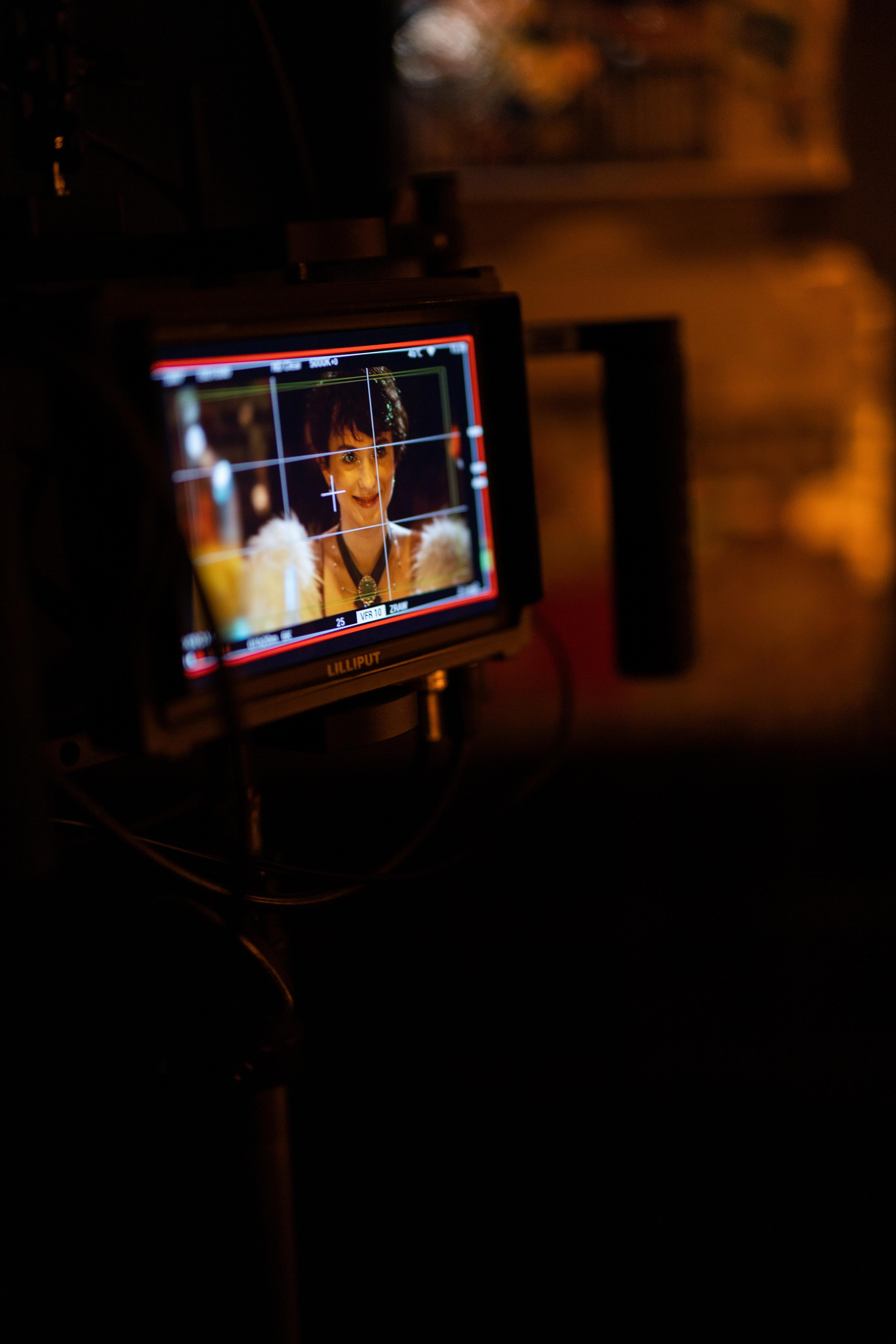 Film backstage. VICTORIA SHU