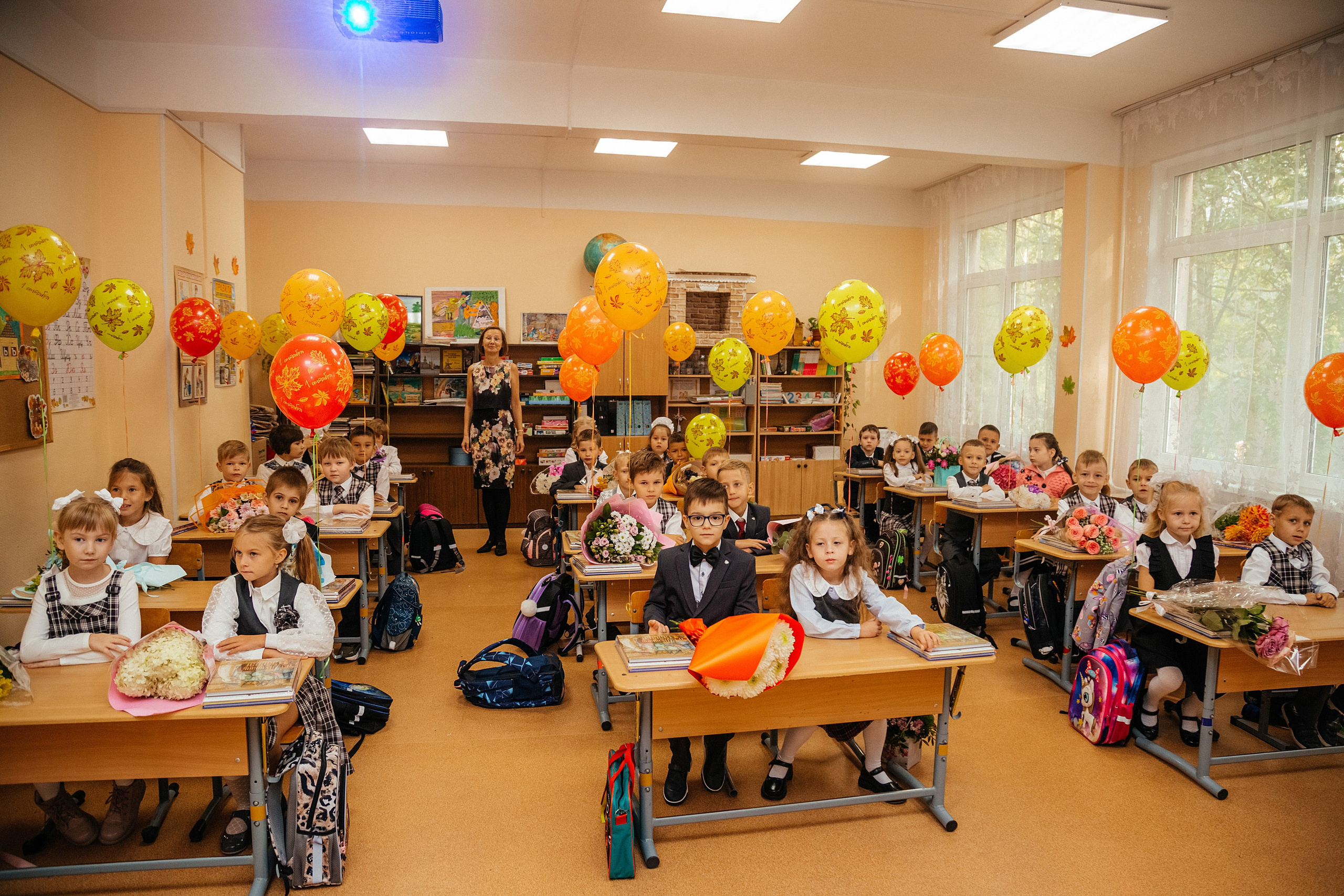1 сентября, 1 класс. Семейный фотограф Любовь Саркеева