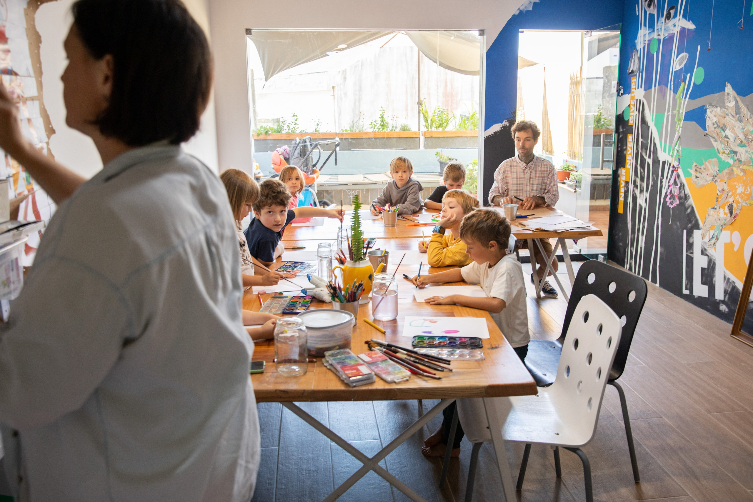 Opening of a children's creative studio