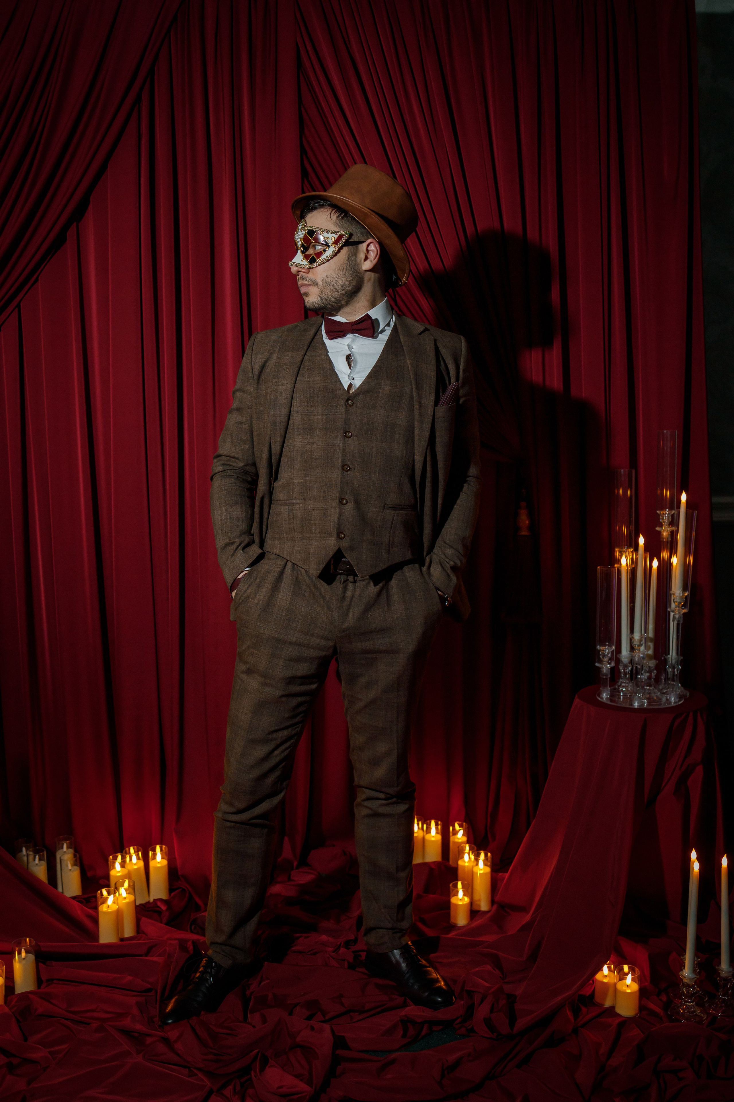 Яркий Новогодний вечер-маскарад. Репортажный и портретный фотограф в Москве Саханцева Анна