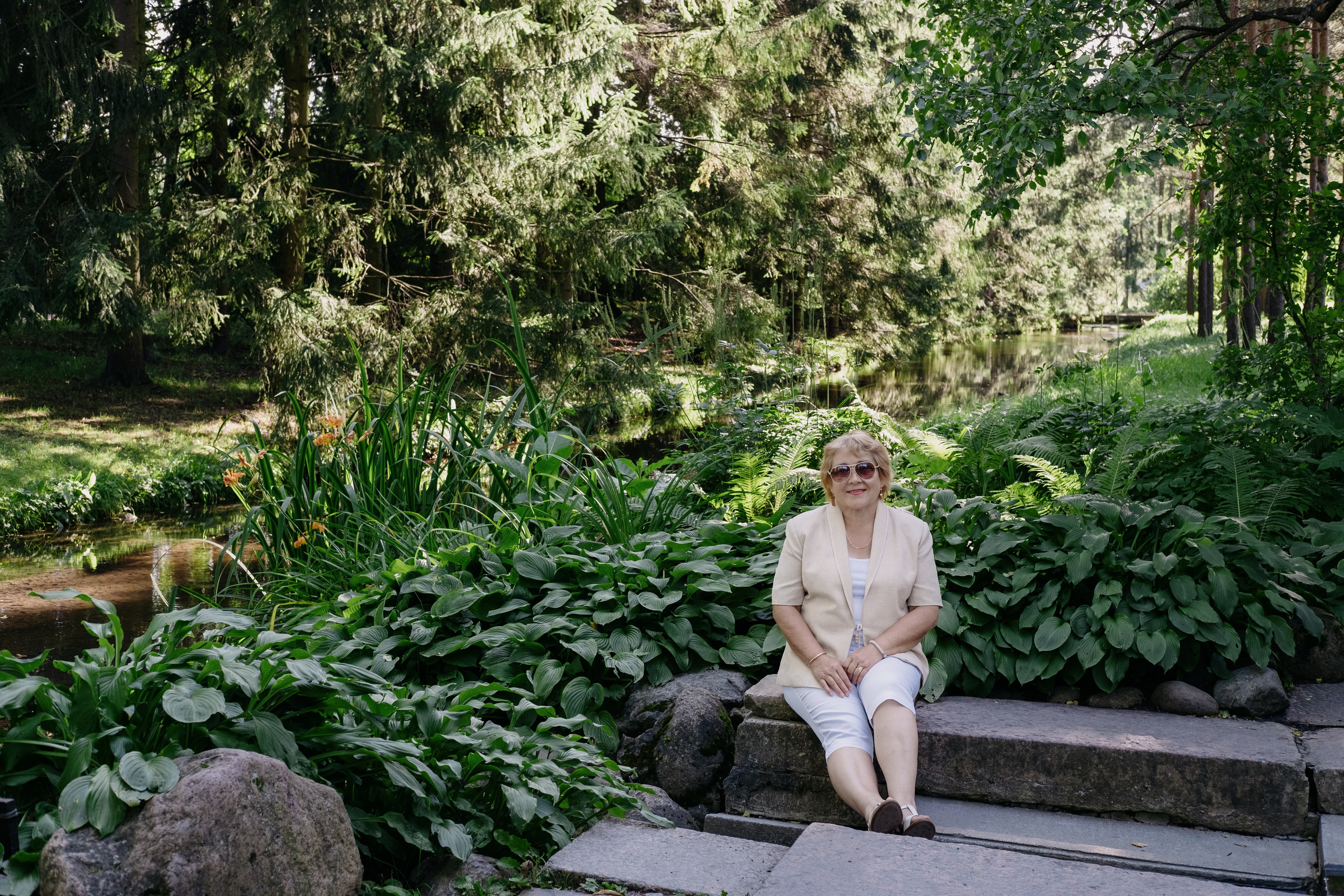 Семейная прогулка с мамой. Портретный и семейный фотограф в СПб Марья Туранова