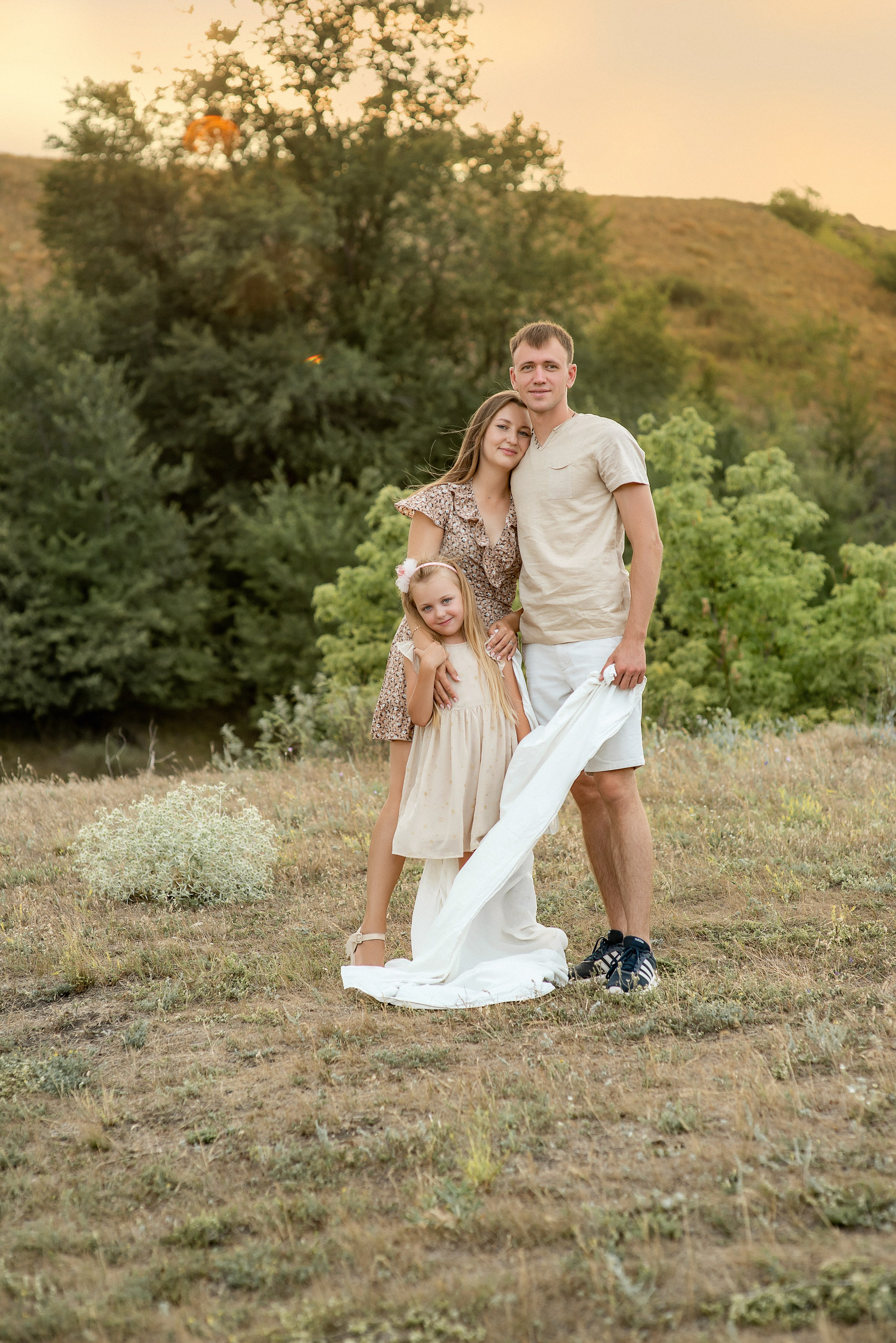 Семейная съемка на поляне 07.2024. Семейный и детский фотограф Наталья Горда