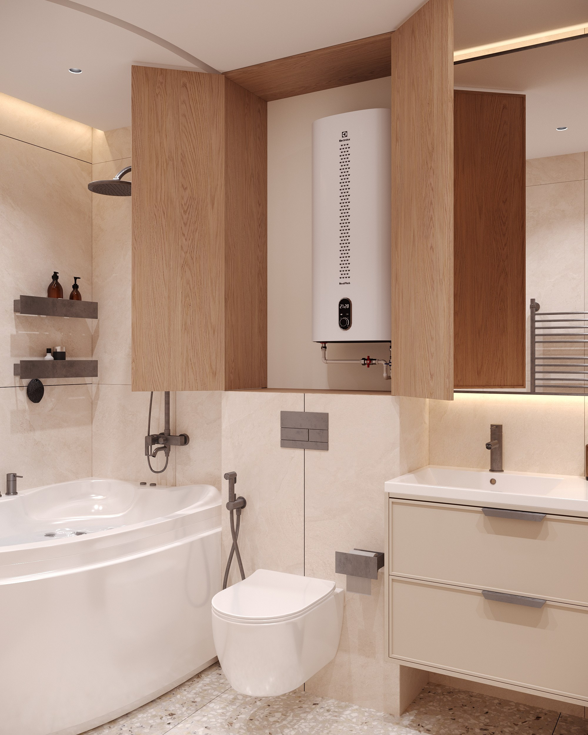 Дизайн двухкомнатной квартиры в ЖК Мой Ритм Казань. Архитектор-дизайнер в Казани