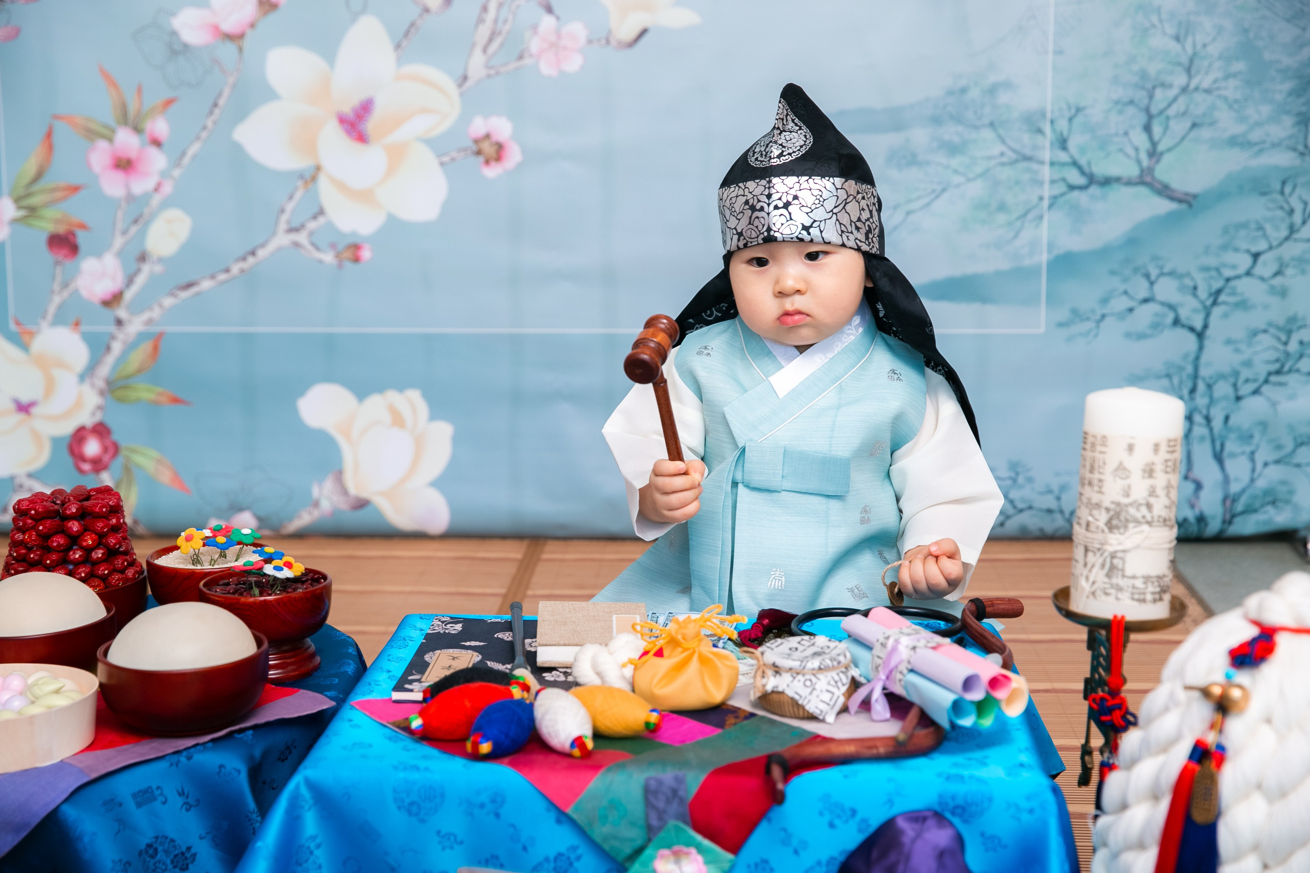 첫돌 Утренняя церемония (малыши). «Инбок» Фото студия