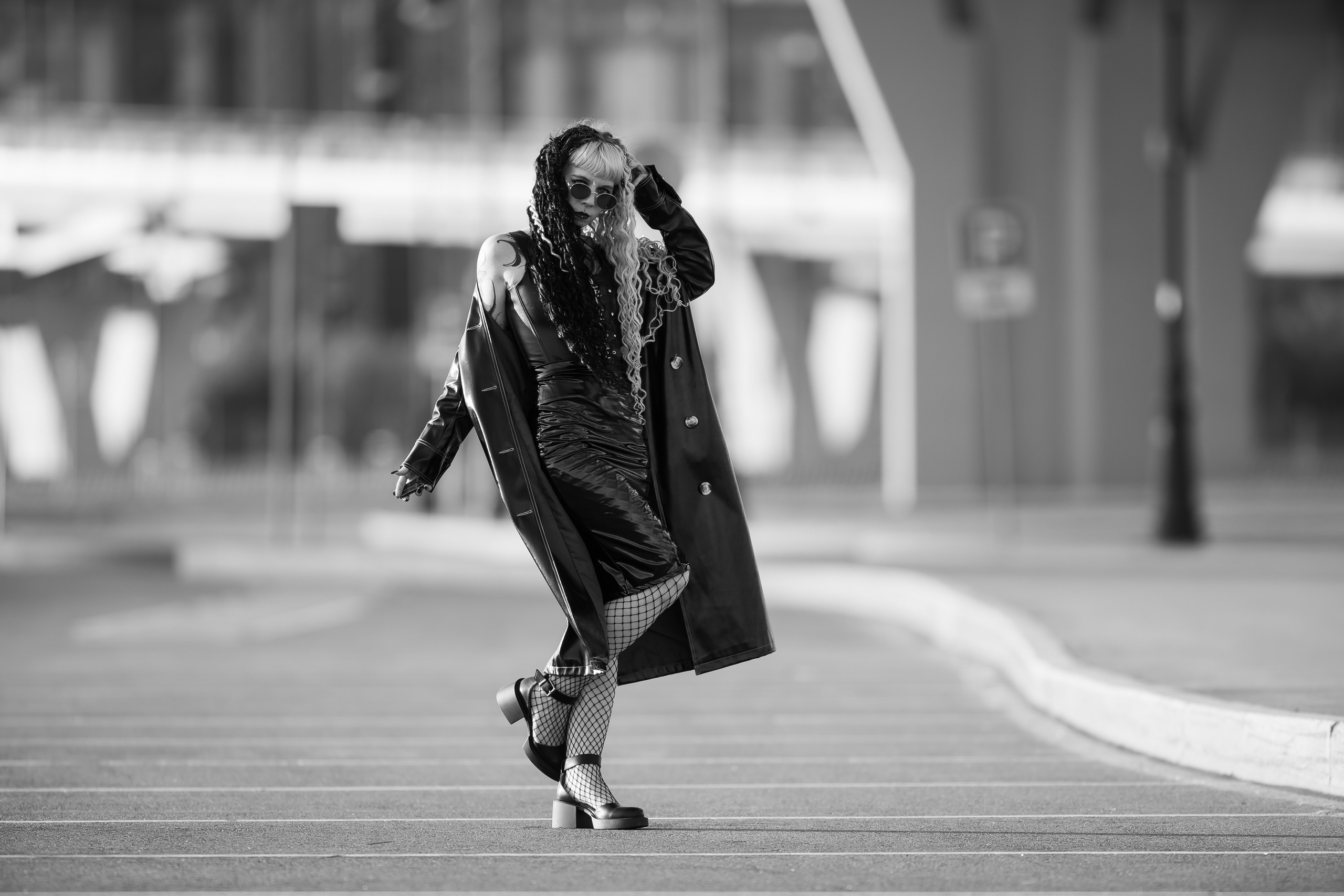 Оля. Паркинг. Портретный фотограф в Санкт-Петербурге Александр Быстрицкий