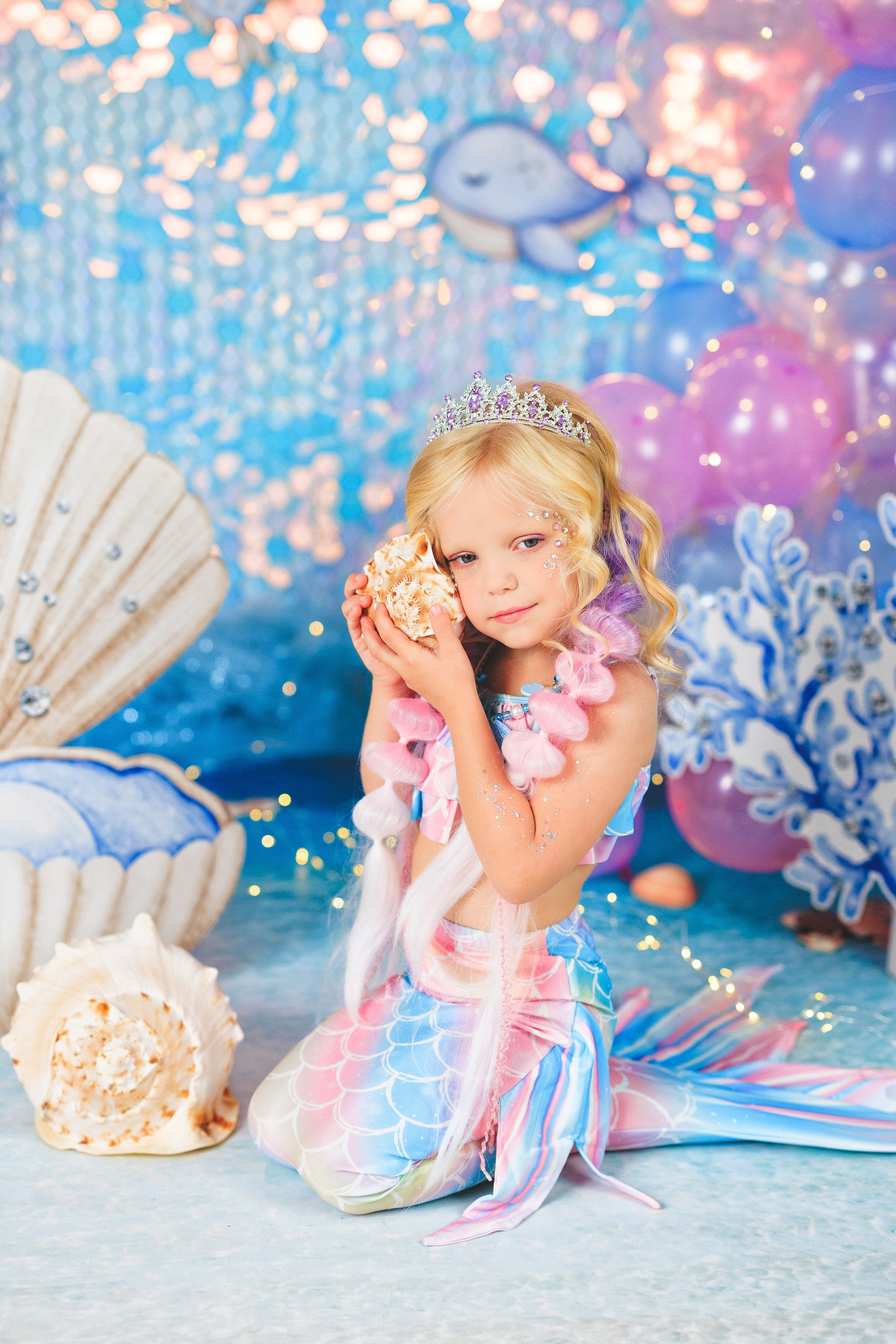 Детская фотосессия в образе «РУСАЛОЧКА», город Краснодар. Семейный и детский фотограф в Краснодаре Анна Трашкова