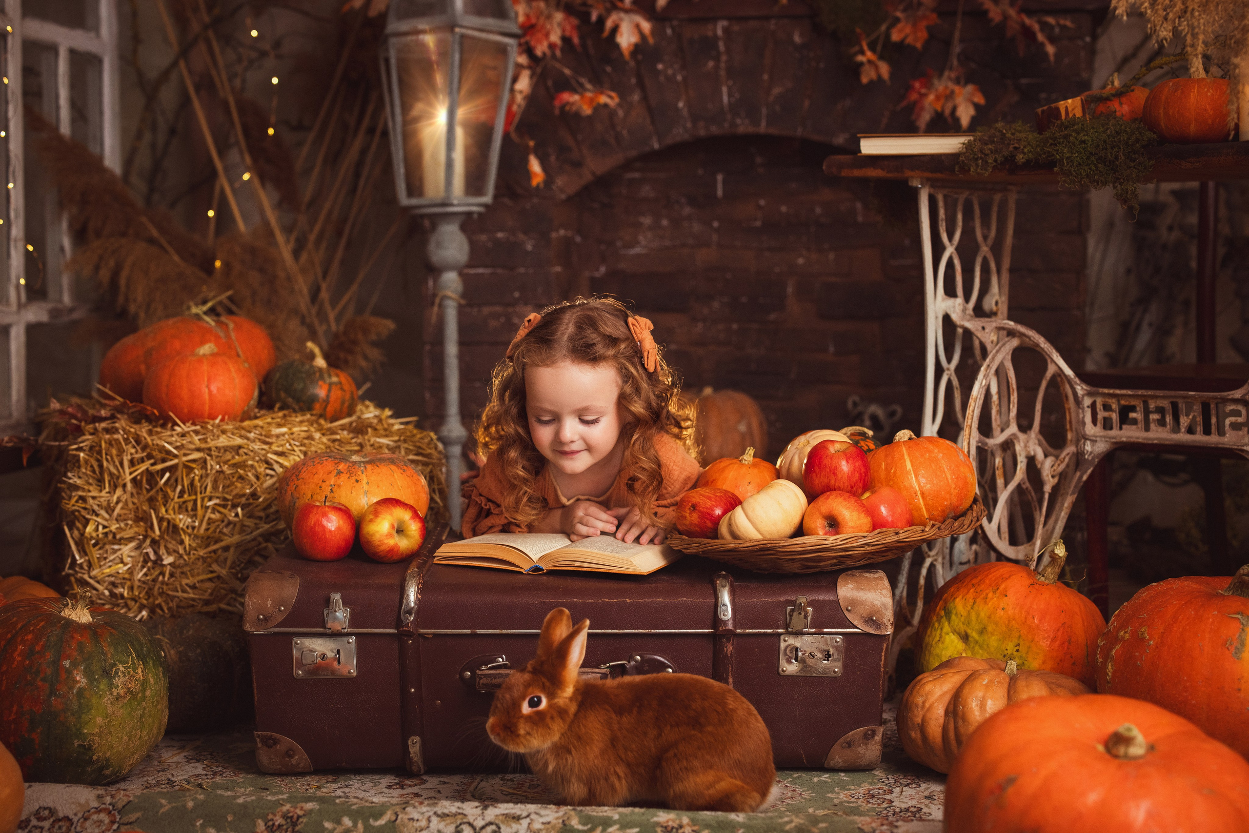 Детская осенняя фотосессия в фотостудии «Авторская». Семейный и детский фотограф в Краснодаре Анна Трашкова