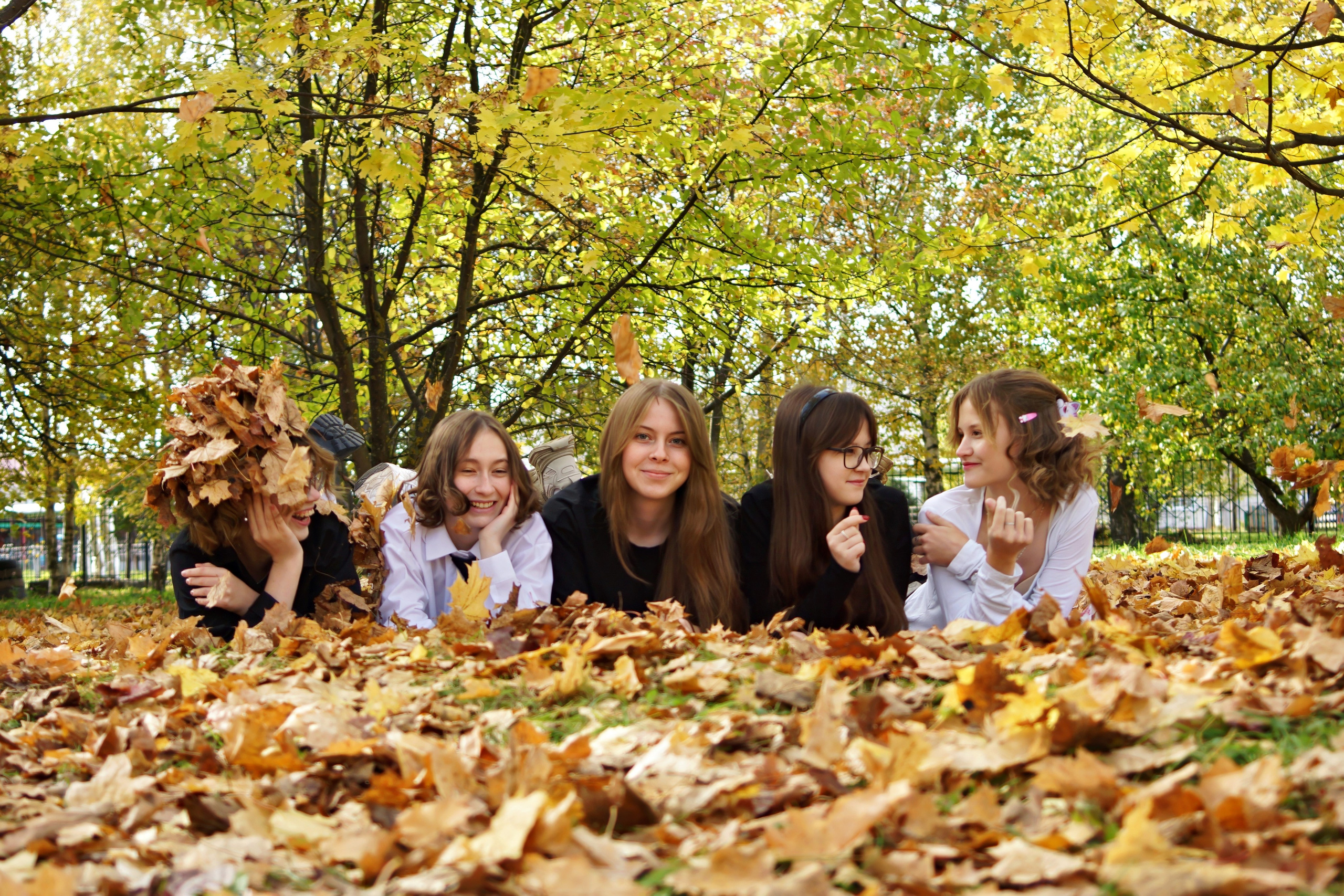 Осенняя фотосессия в школе г. Йошкар-Ола