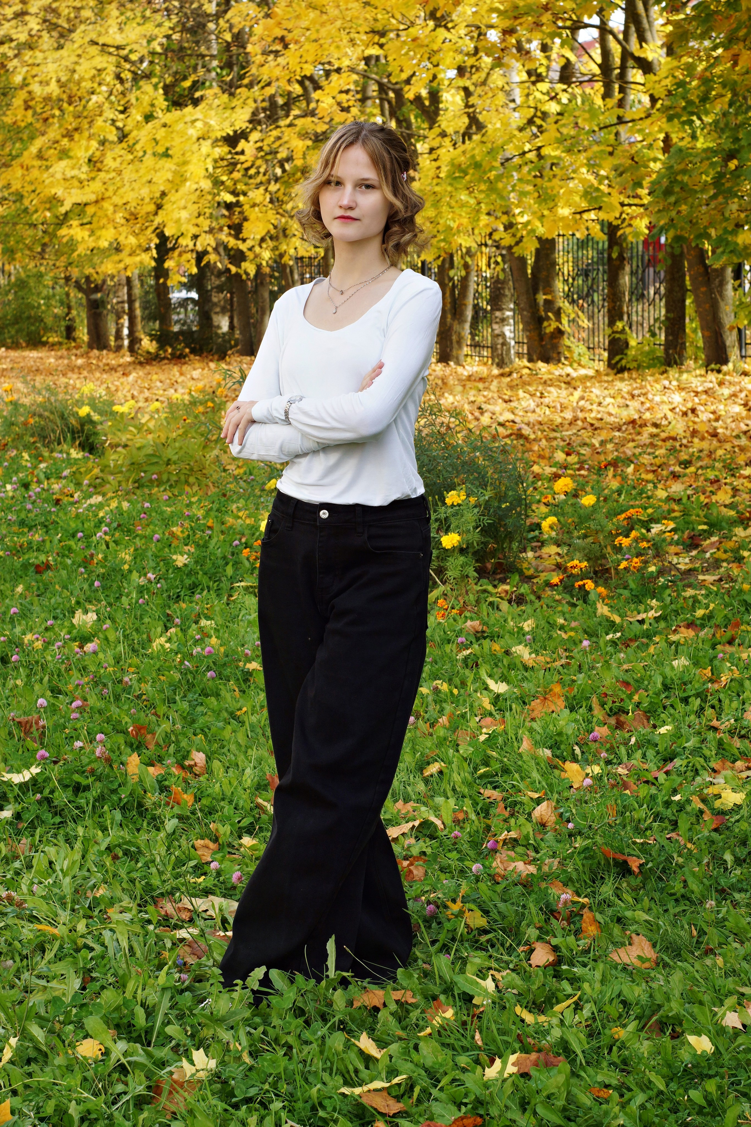 Осенняя фотосессия в школе г. Йошкар-Ола