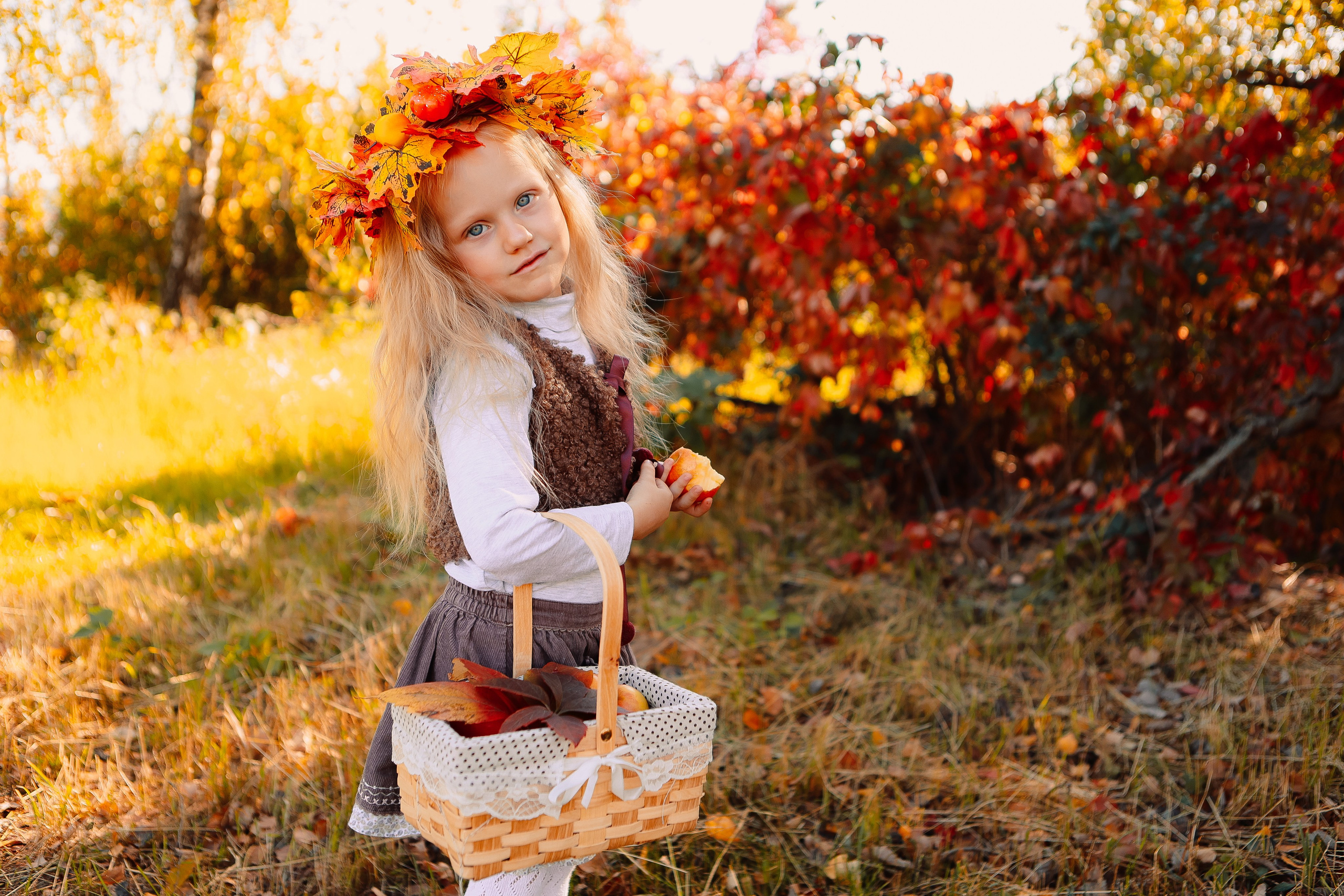 Осень. Семейный и детский фотограф в Москве Александра Мак