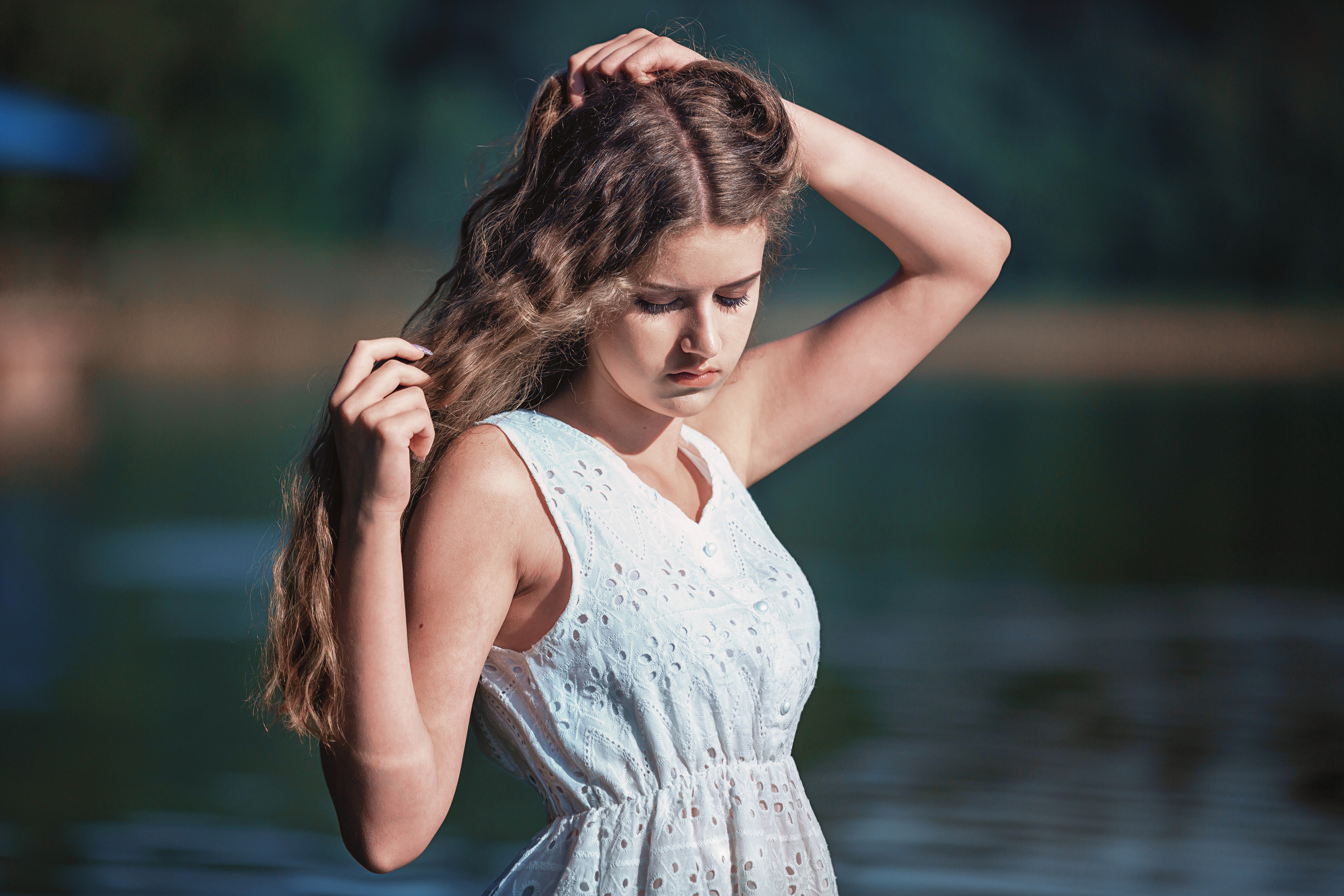 Вторая фотосессия Виолетты, озеро Свитязь, …первые фото. Свадебный фотограф в Барановичах Вячеслав Шах-Гусейнов, фотошкола