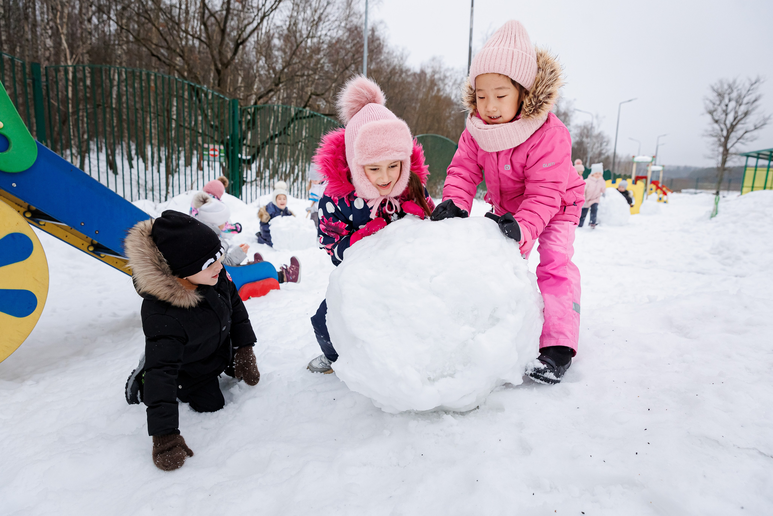 День в саду. Семейный и детский фотограф Комина Елена, Власиха, Одинцово