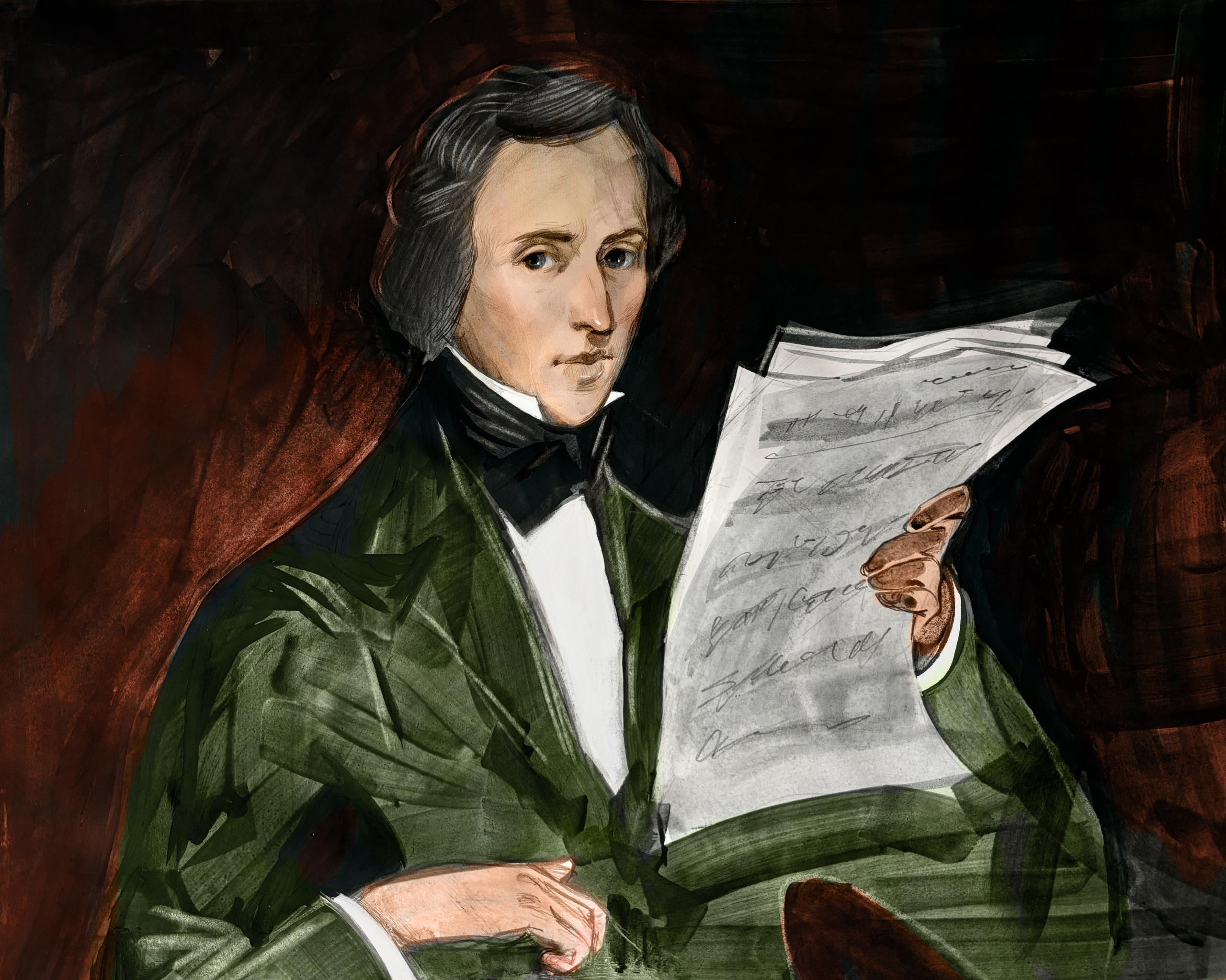 Шопен. Художник Анна Хопта