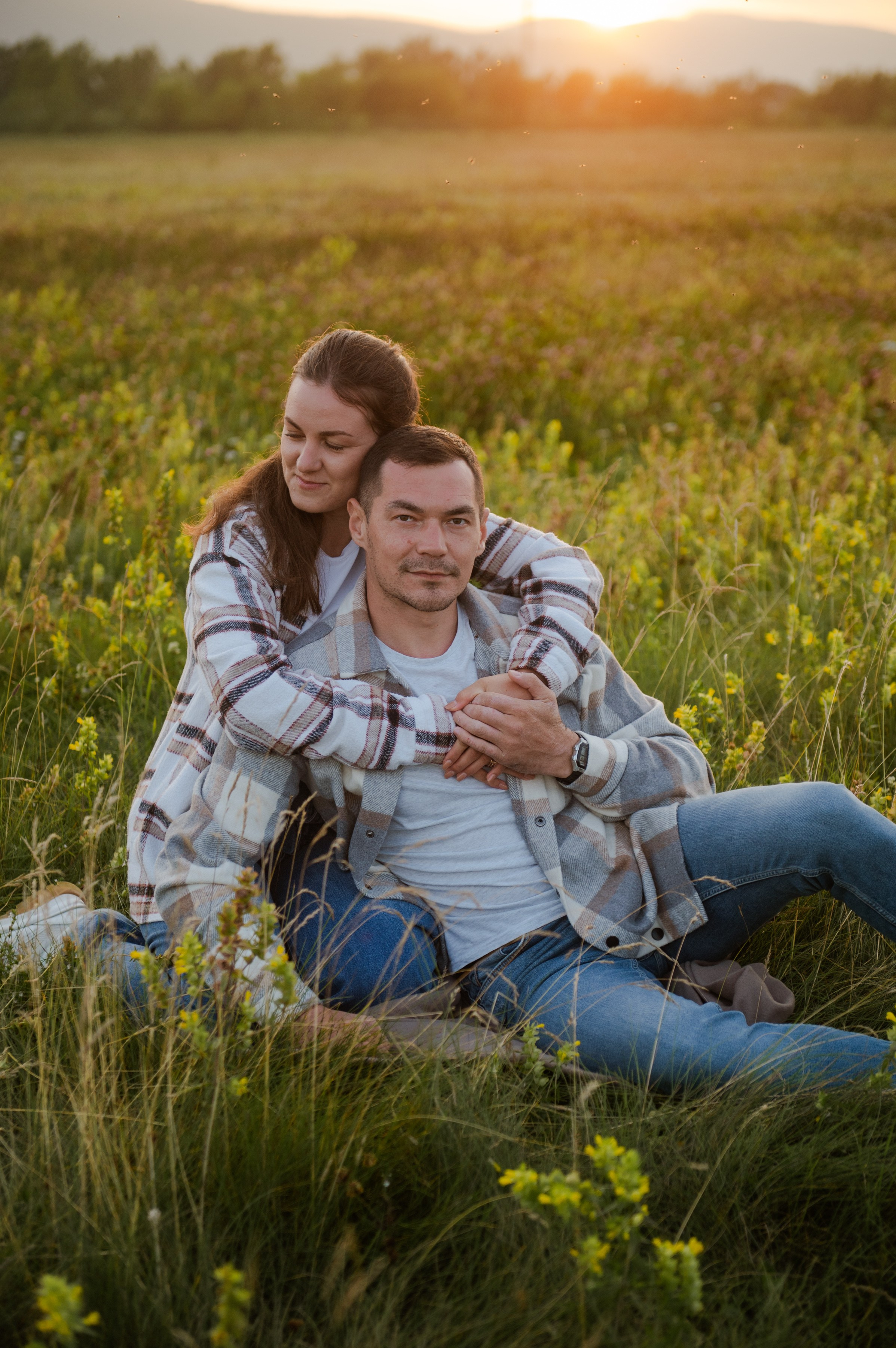 На закате с вулканами. Свадебный и семейный фотограф Камчатка. Фотограф Камчатка