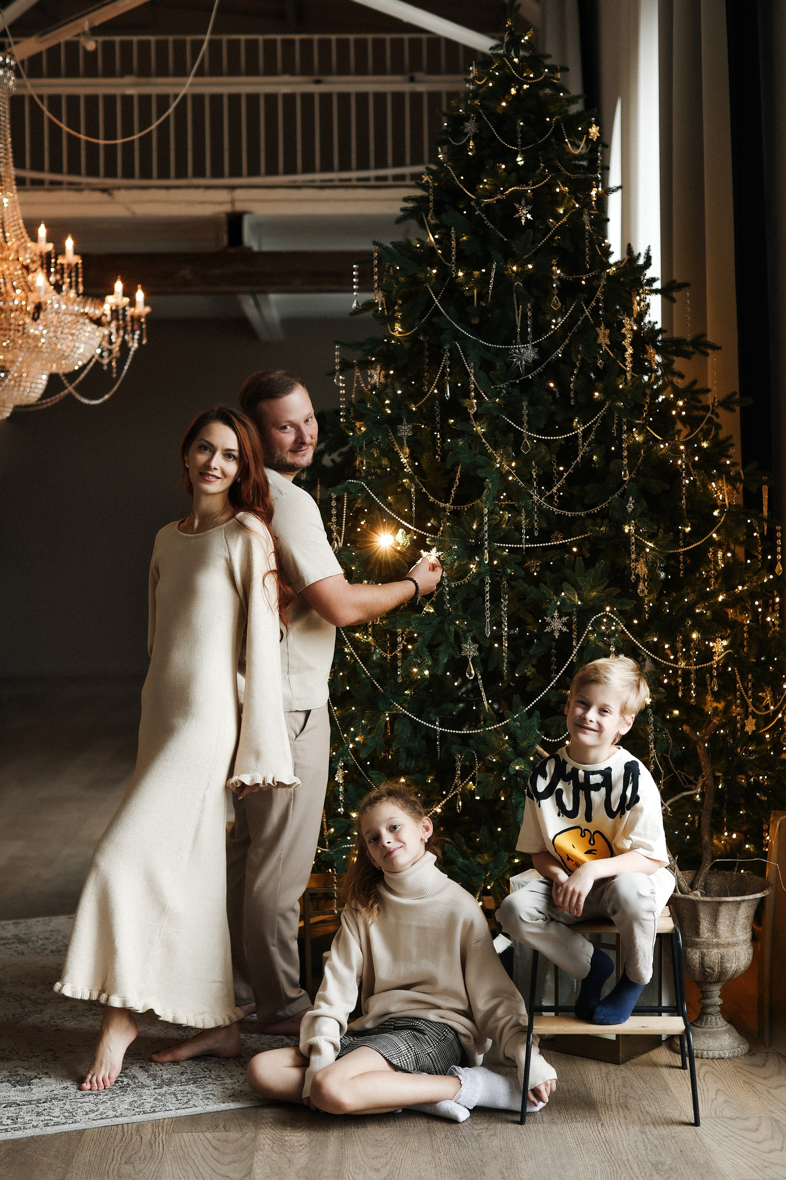 Новый год в кругу семьи. Семейный и lovestory фотограф в Москве Светлана Коняхина