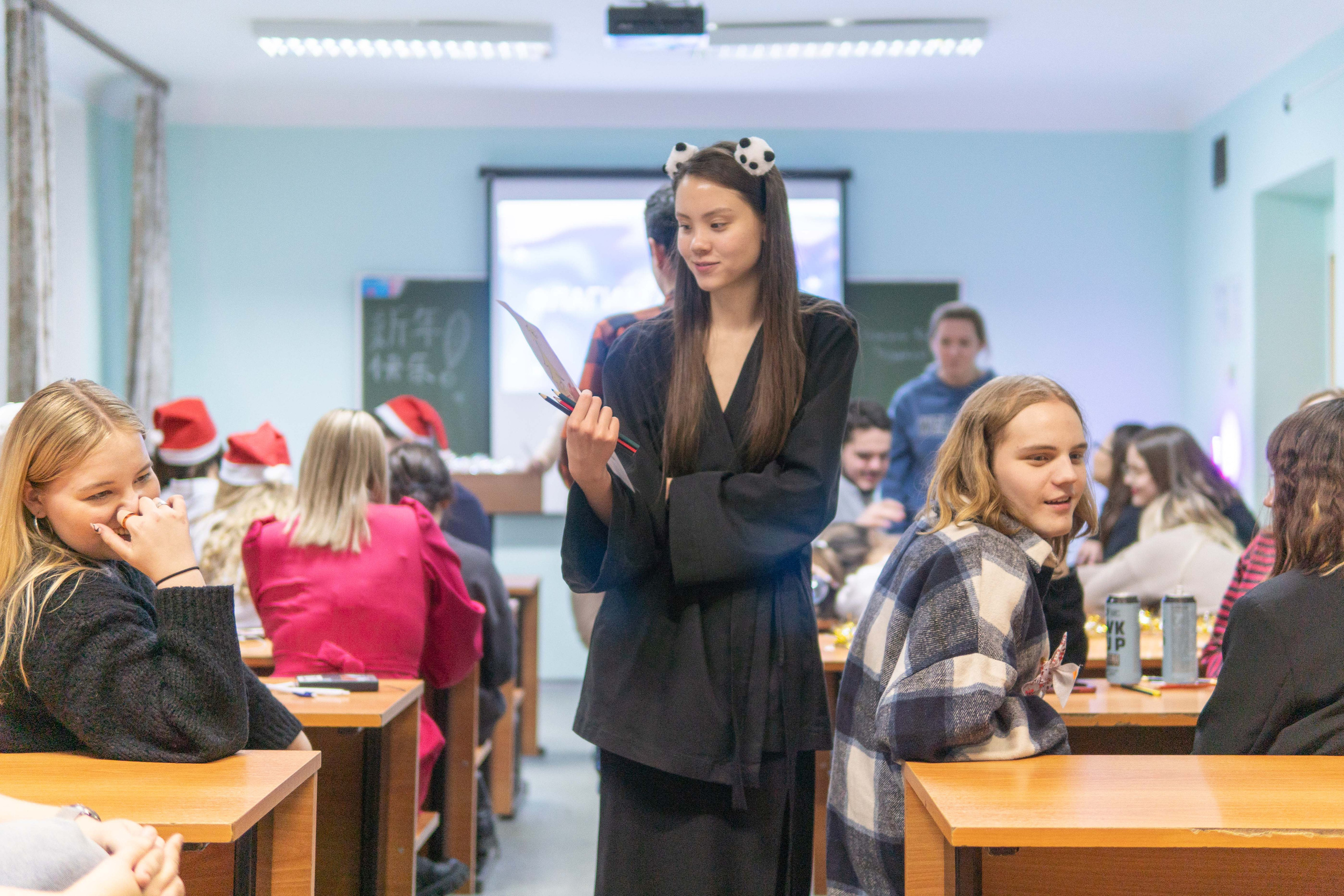 Новогодний квиз международников. Медиа-портфолио Марии Абрашиной