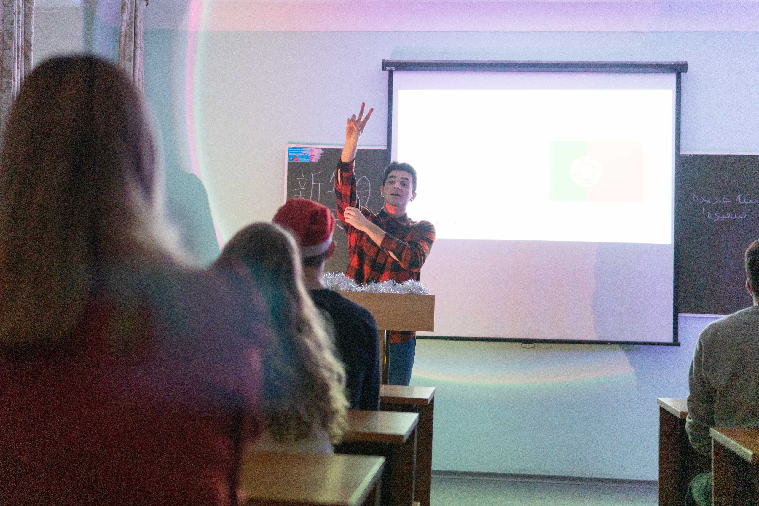 Новогодний квиз международников. Медиа-портфолио Марии Абрашиной