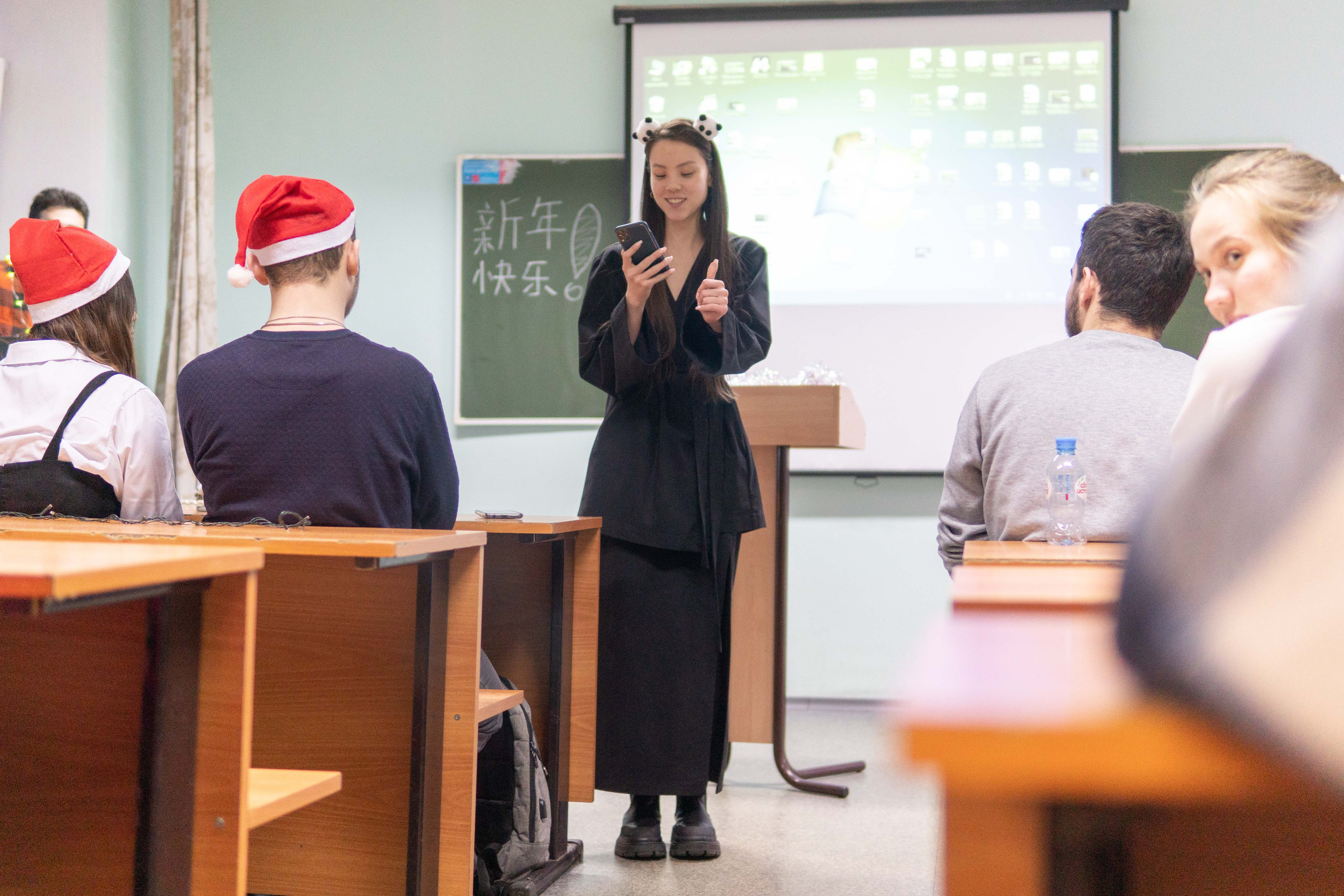 Новогодний квиз международников. Медиа-портфолио Марии Абрашиной