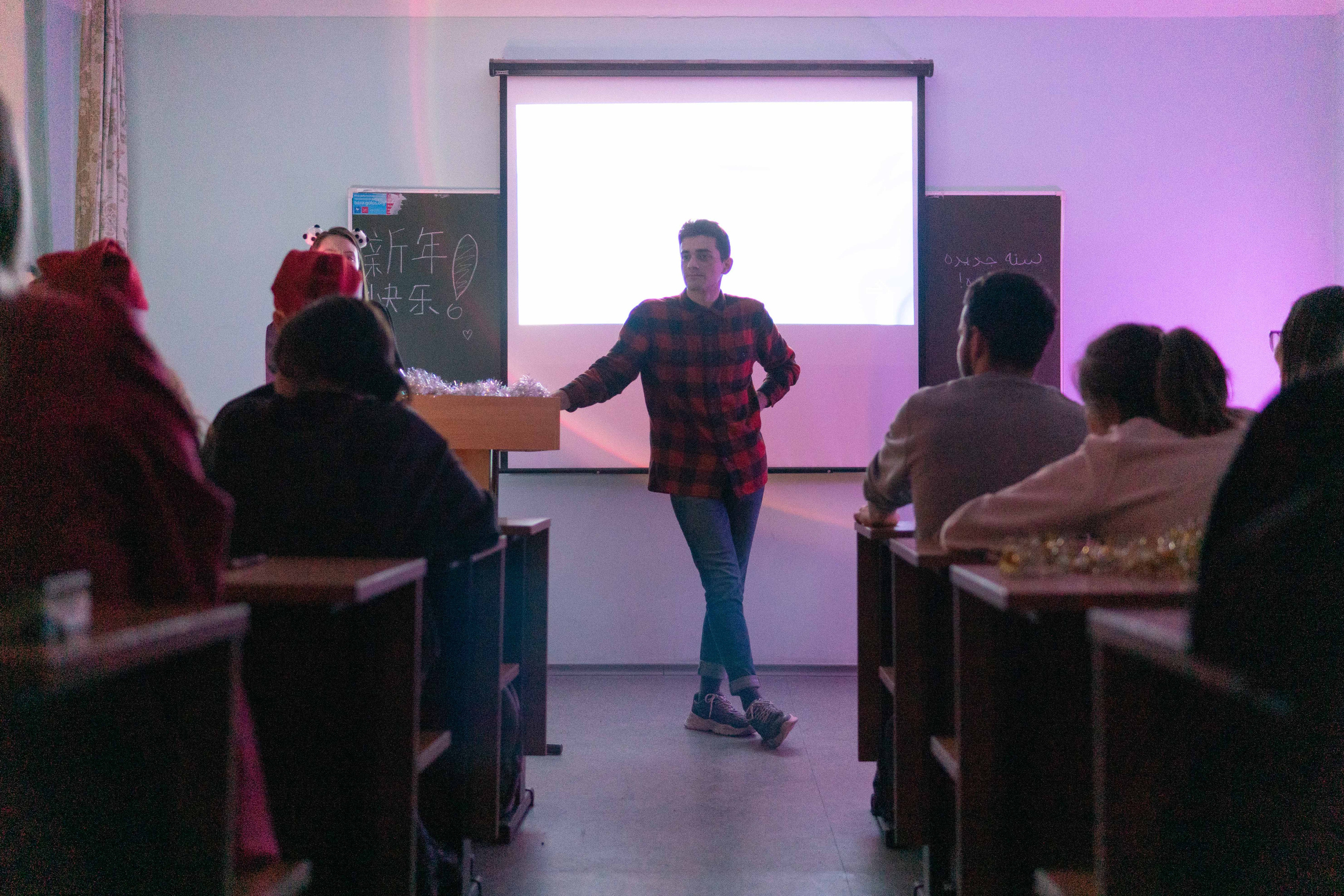 Новогодний квиз международников. Медиа-портфолио Марии Абрашиной