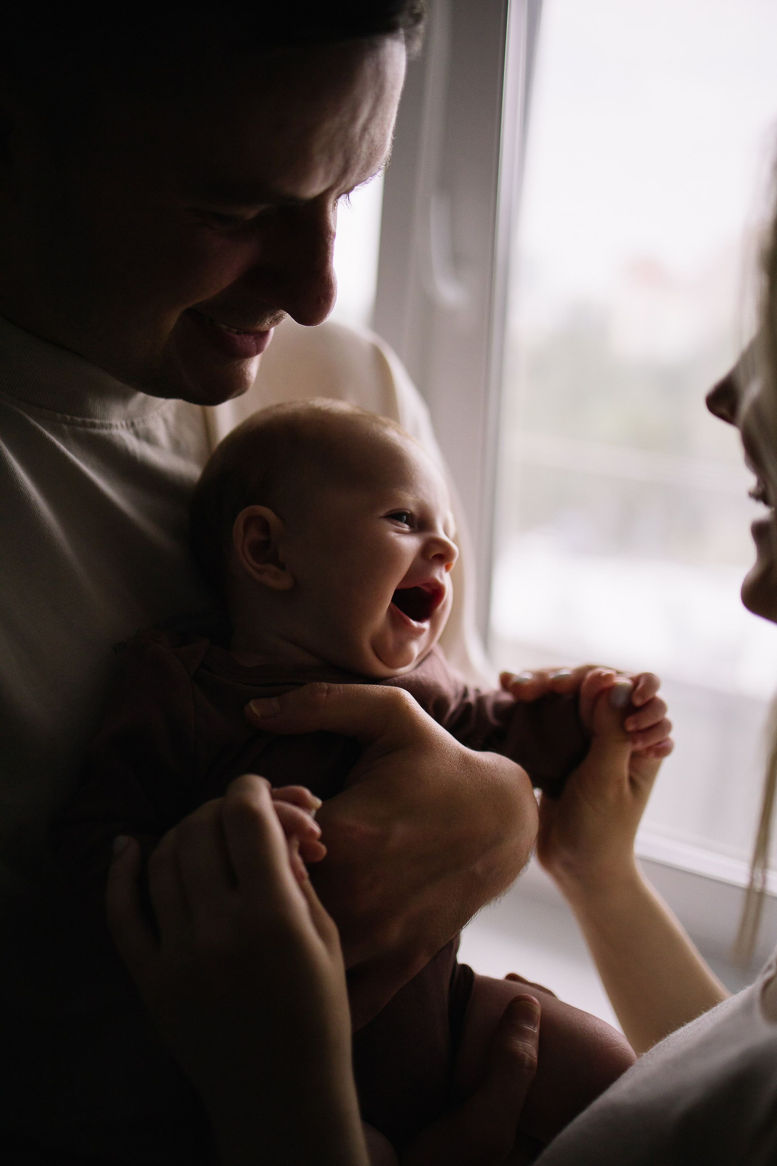 Домашняя фотосессия с новорожденным. Семейный фотограф в Томске Максимова Екатерина