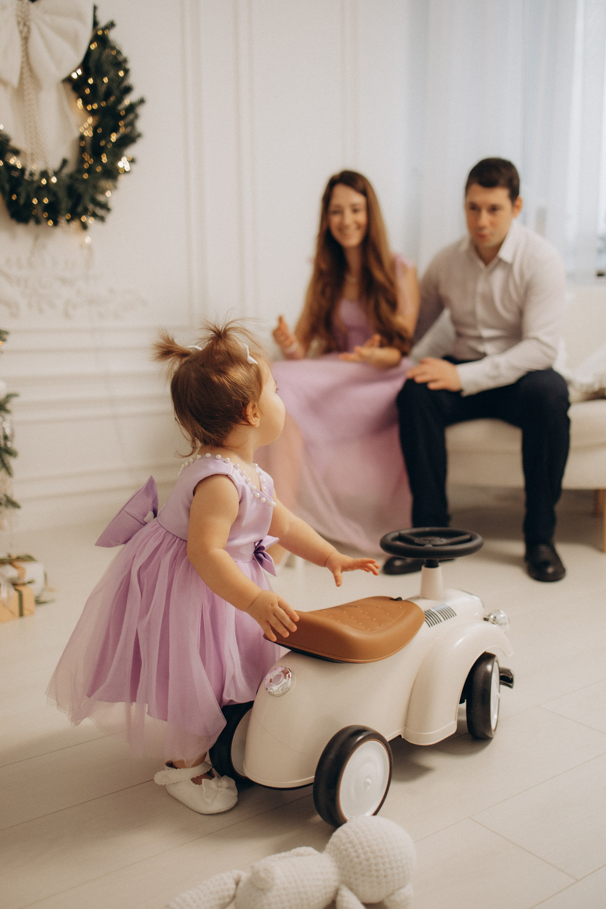Новый год маленькой Анечки. Семейный фотограф в Москве Анастасия Шалда