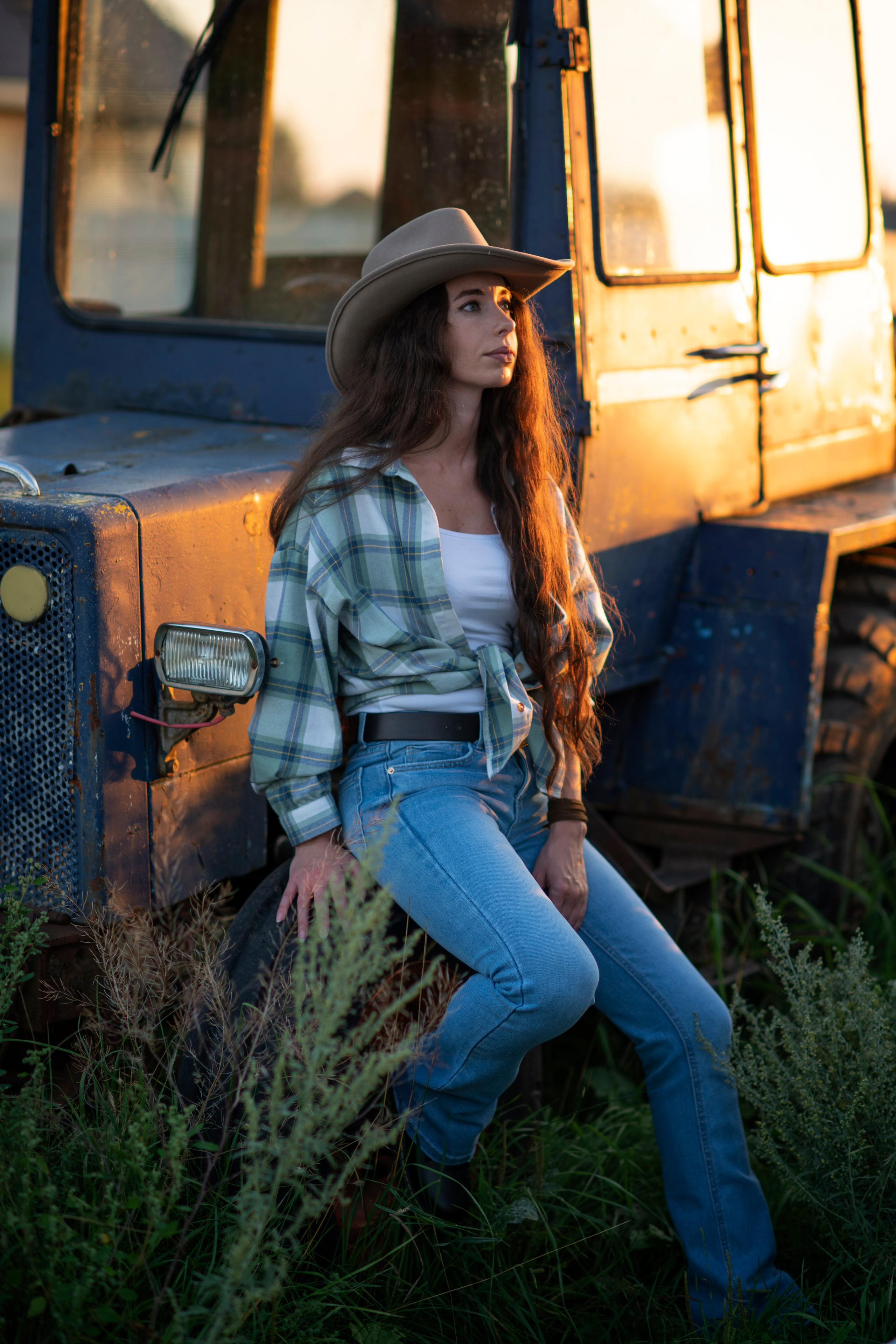 Фотосессия девушка ковбой. Фотограф Андрей Солод. Арзамас