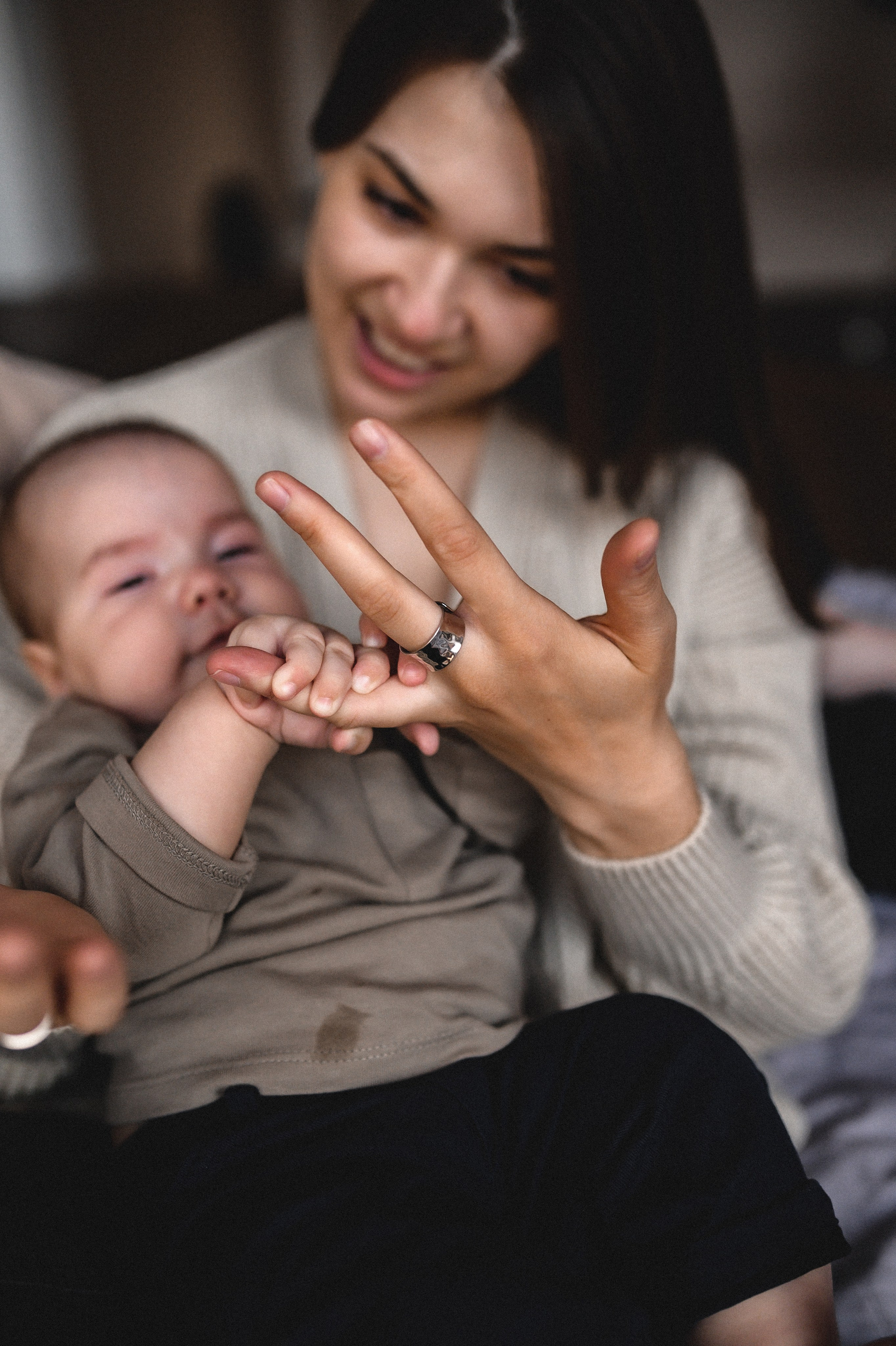 Вова, Юля и Максим в студии Москва. Семейный и свадебный lifestyle-фотограф в Москве Мария Петрова