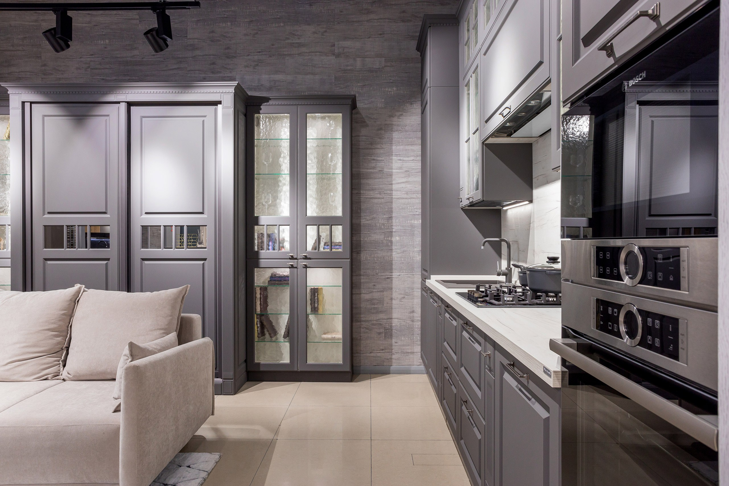 Kitchen salon. Interior photographer Vitalii in Portland and Vancouver