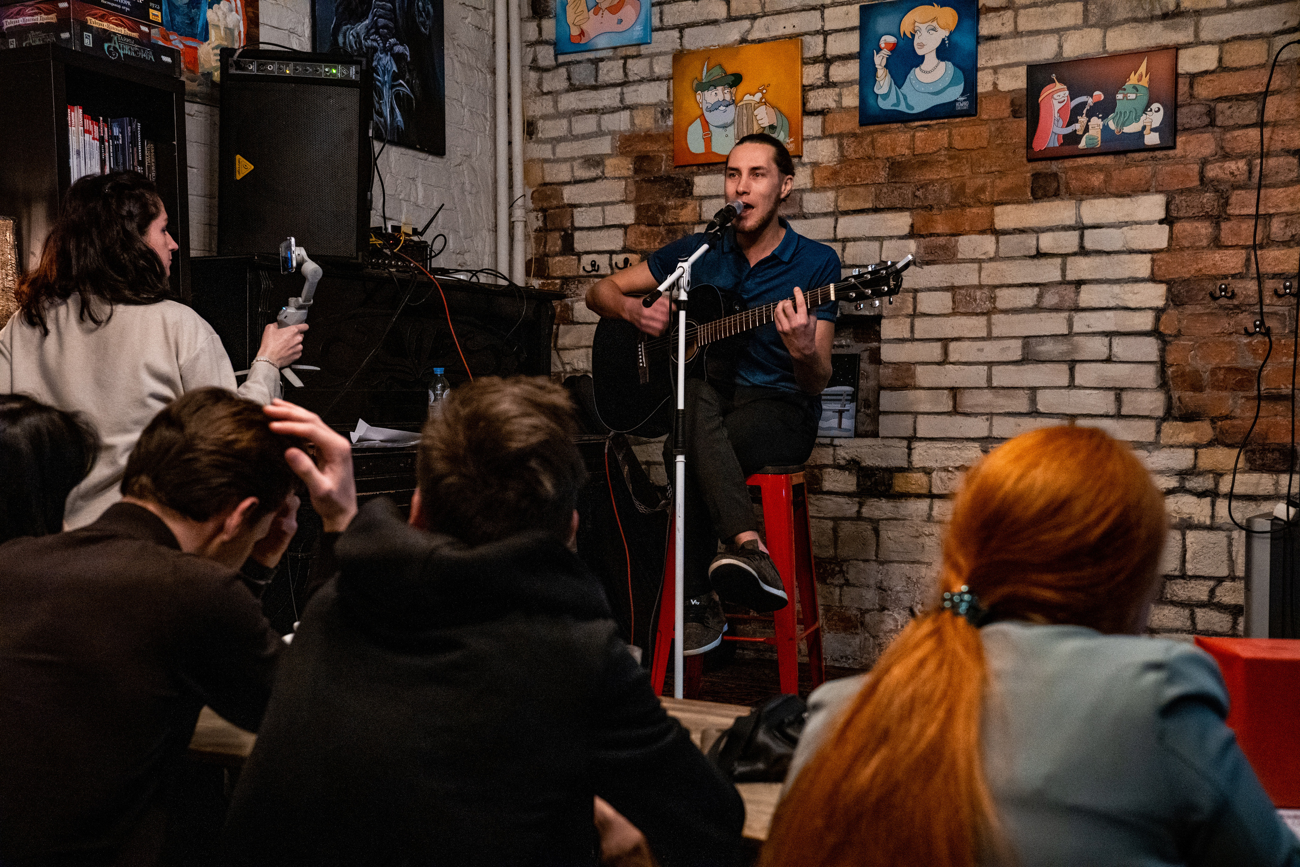 День рождения в баре. Фотограф. Москва. Алексей Светомиров. Love Story, портретная съемка